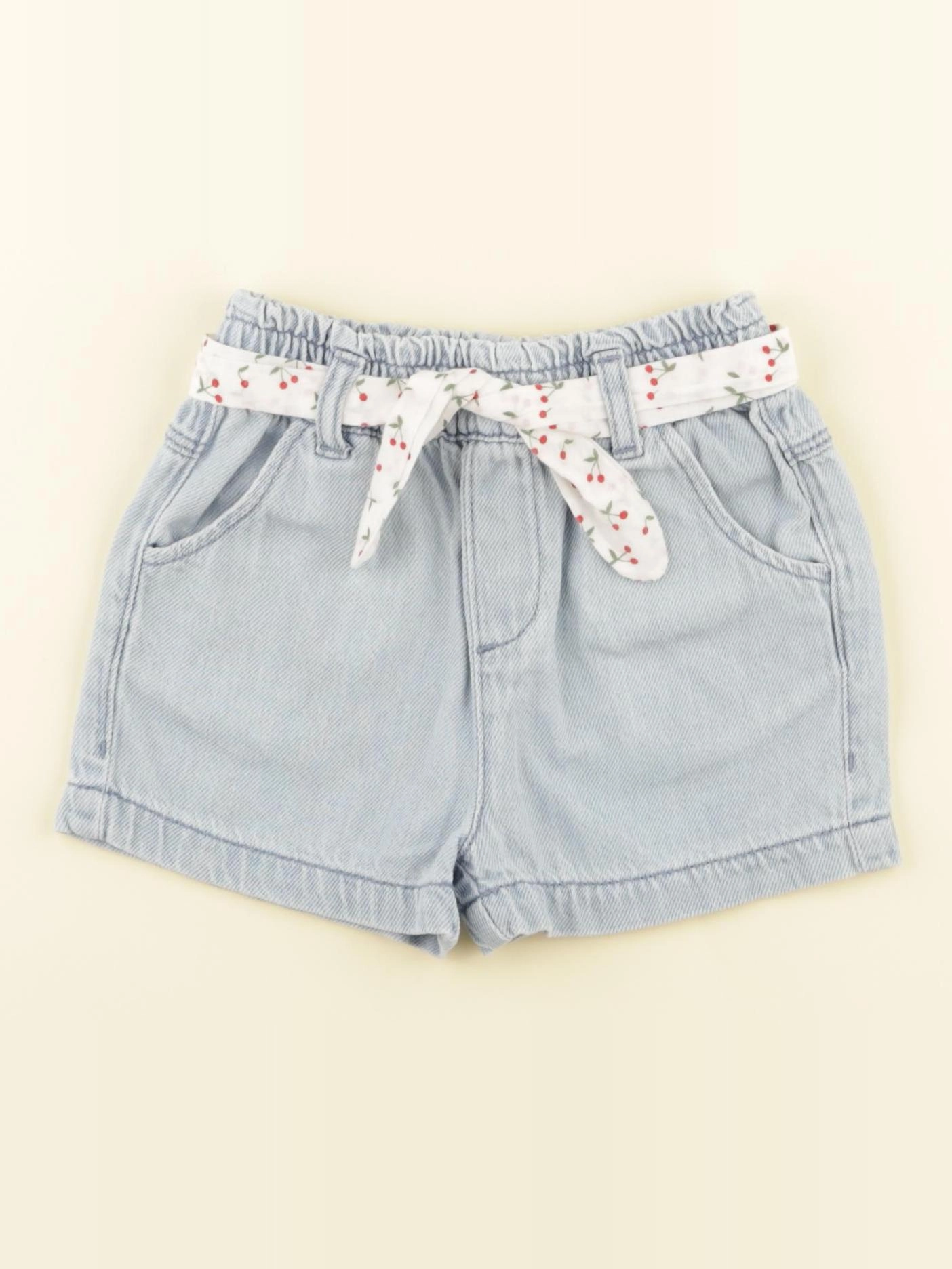 Vertbaudet - short bleu - 12 mois