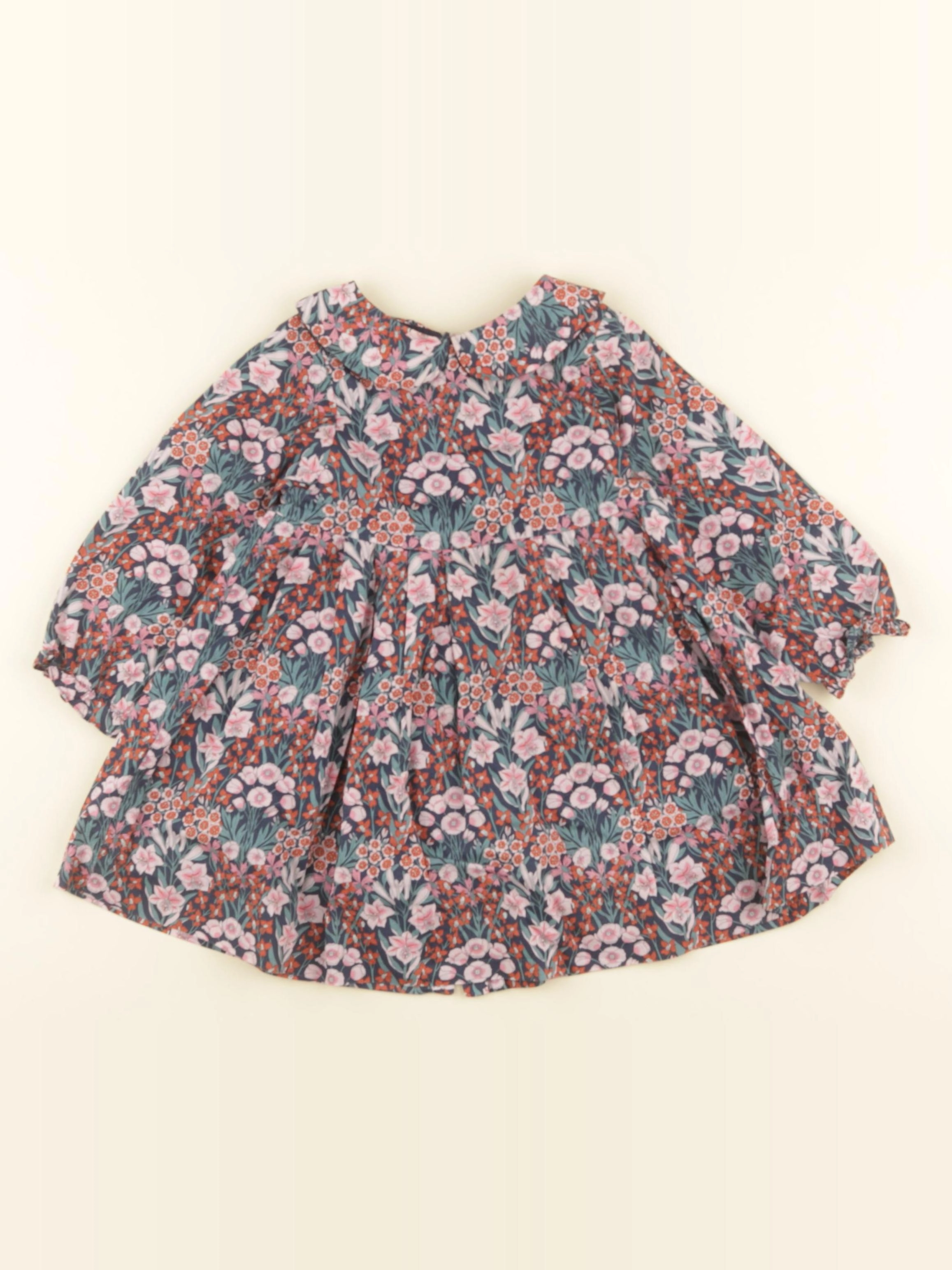 Jacadi - robe liberty rose - 18 mois