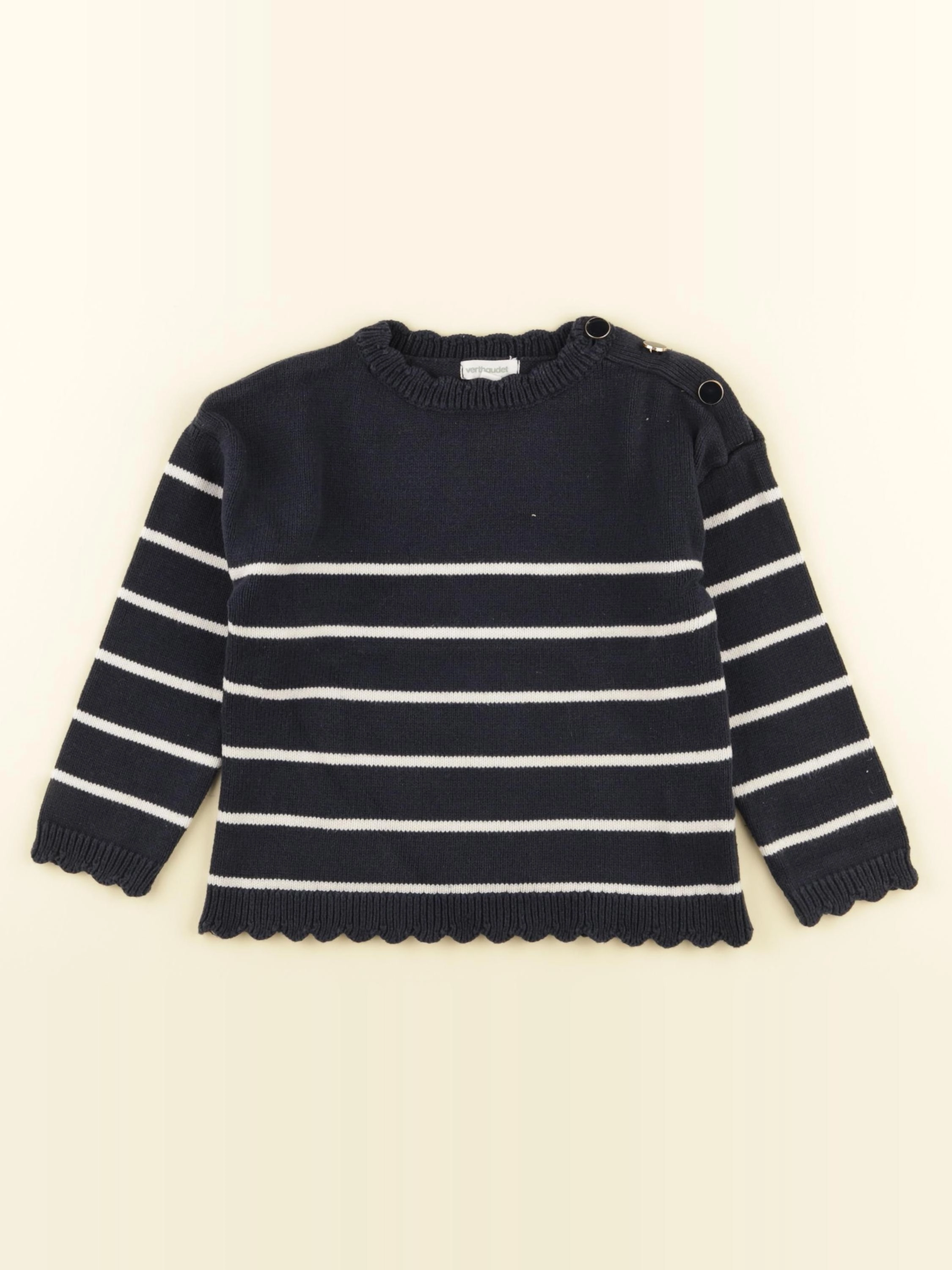 Vertbaudet - pull bleu - 4 ans