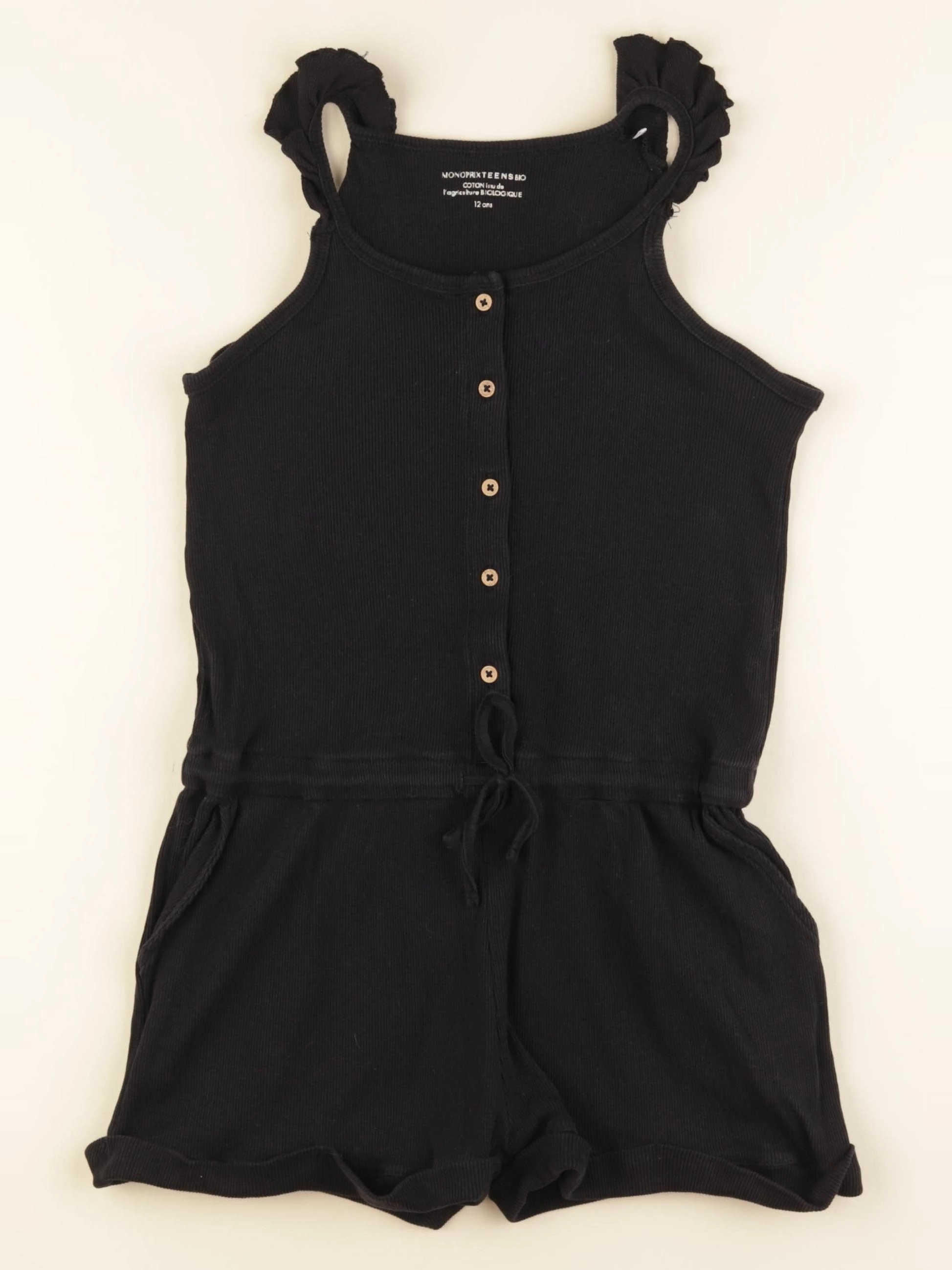 Monoprix - combinaison noir - 12 ans