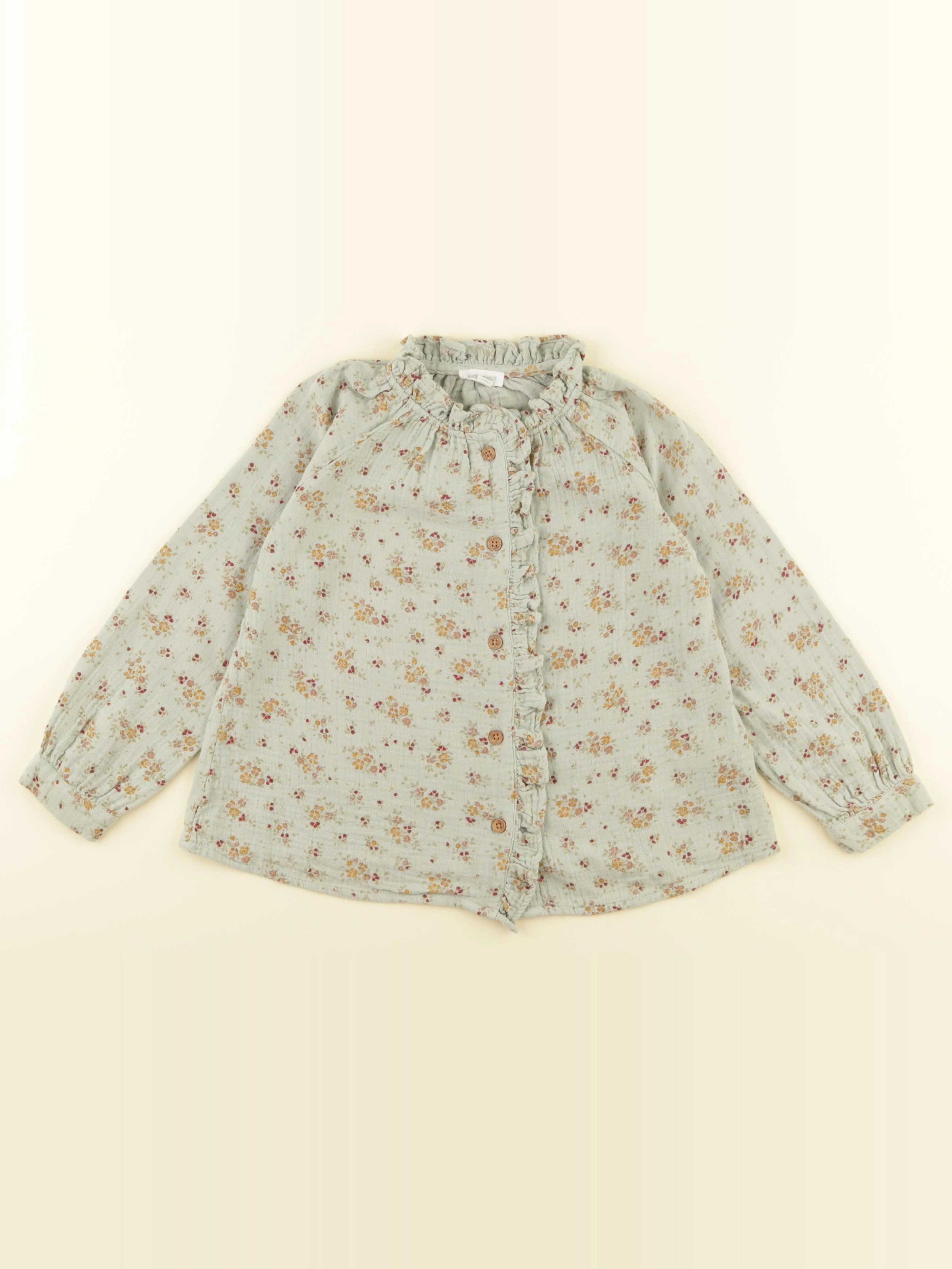 Vertbaudet - blouse vert - 4 ans