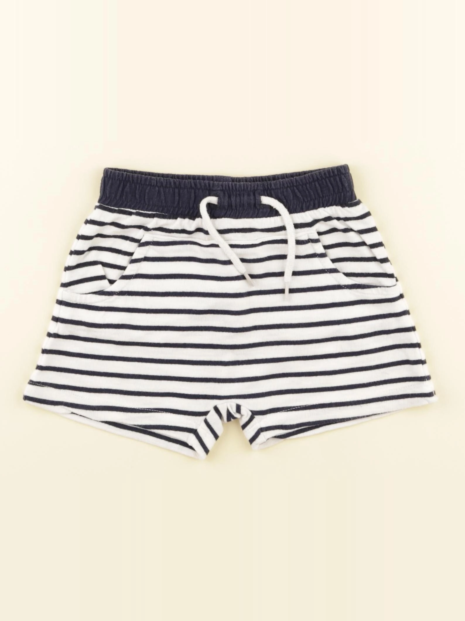 Vertbaudet - short blanc - 18 mois