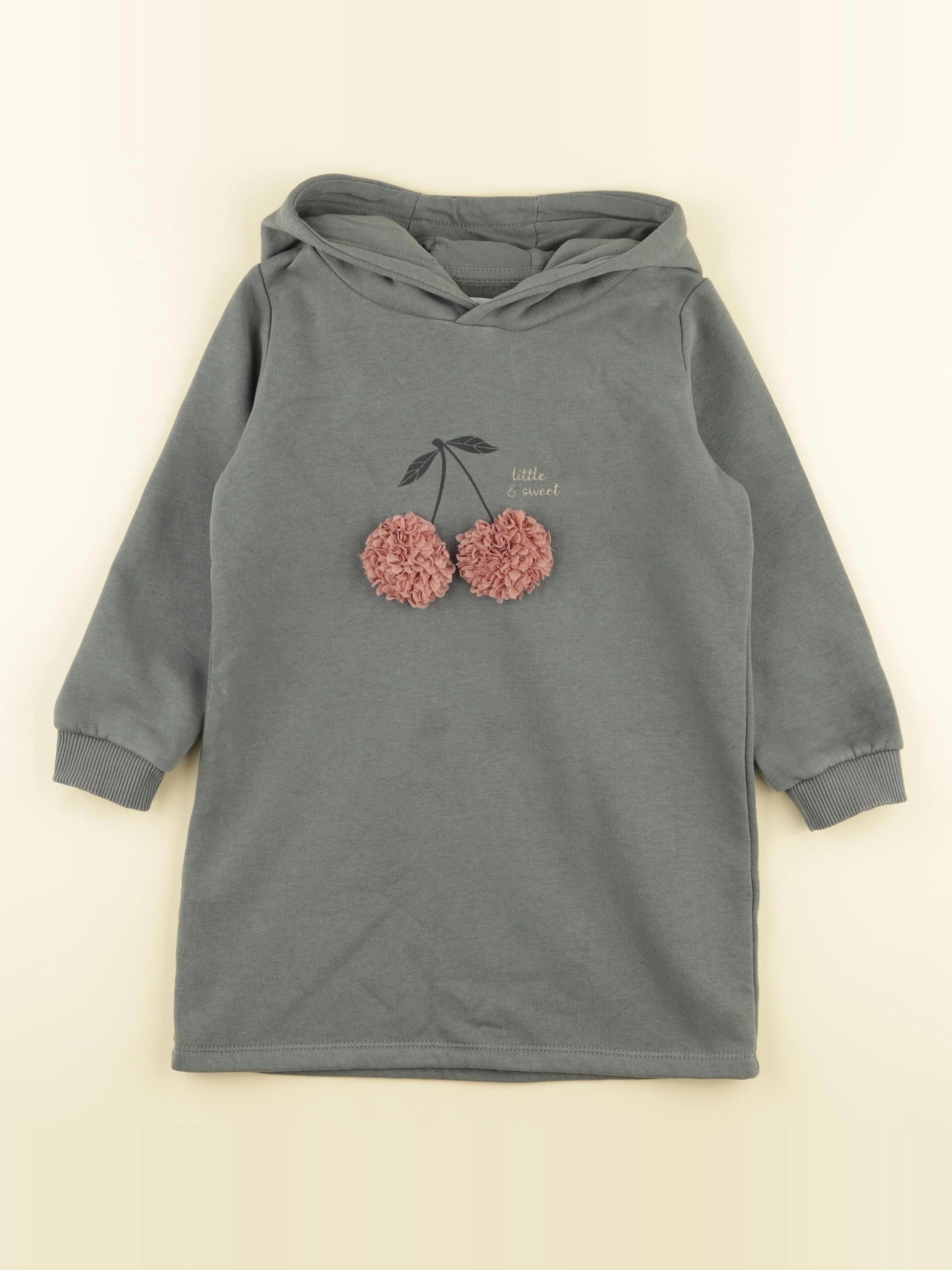 Vertbaudet - robe vert - 4 ans