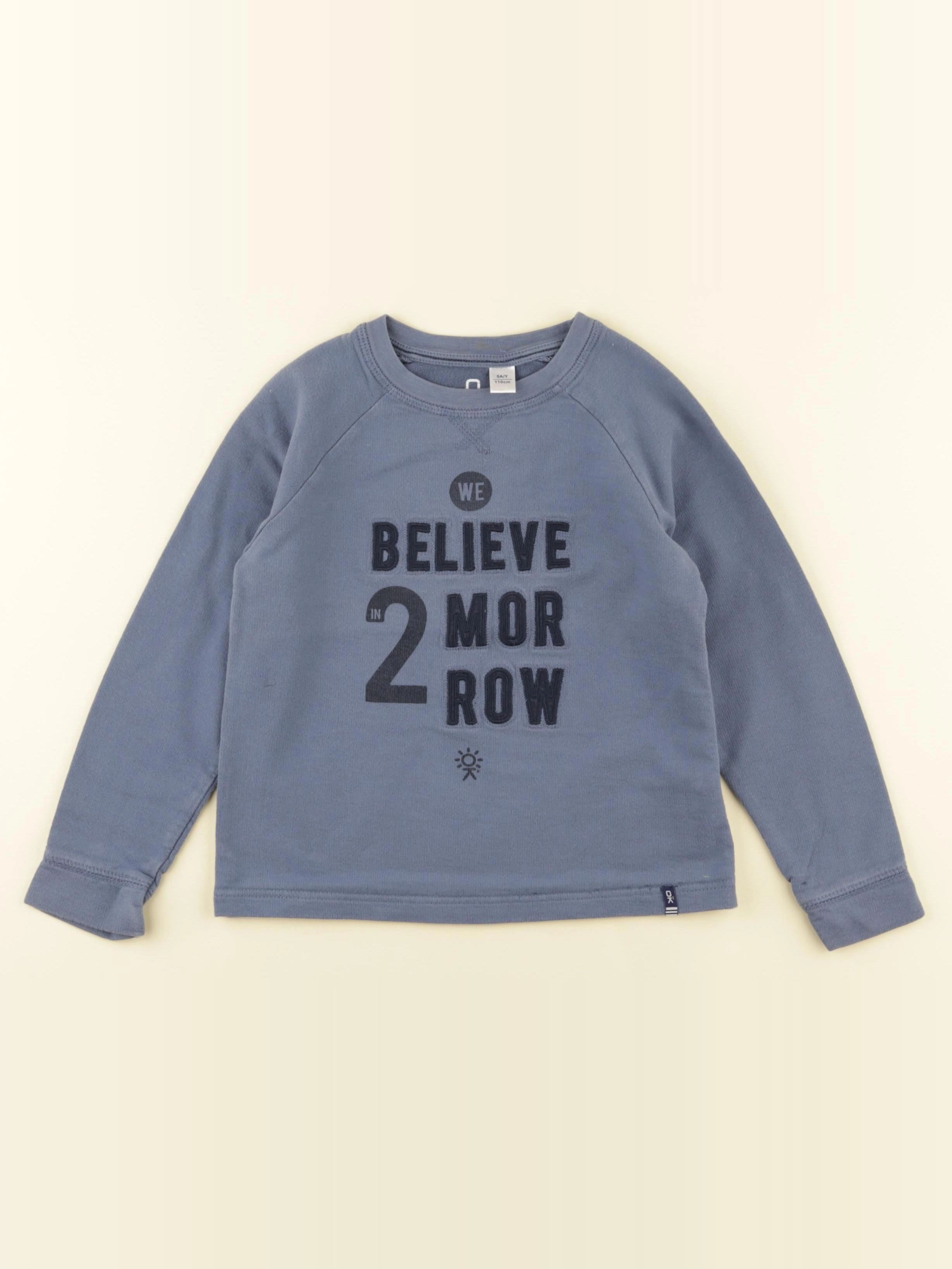 Okaidi - sweat bleu - 5 ans