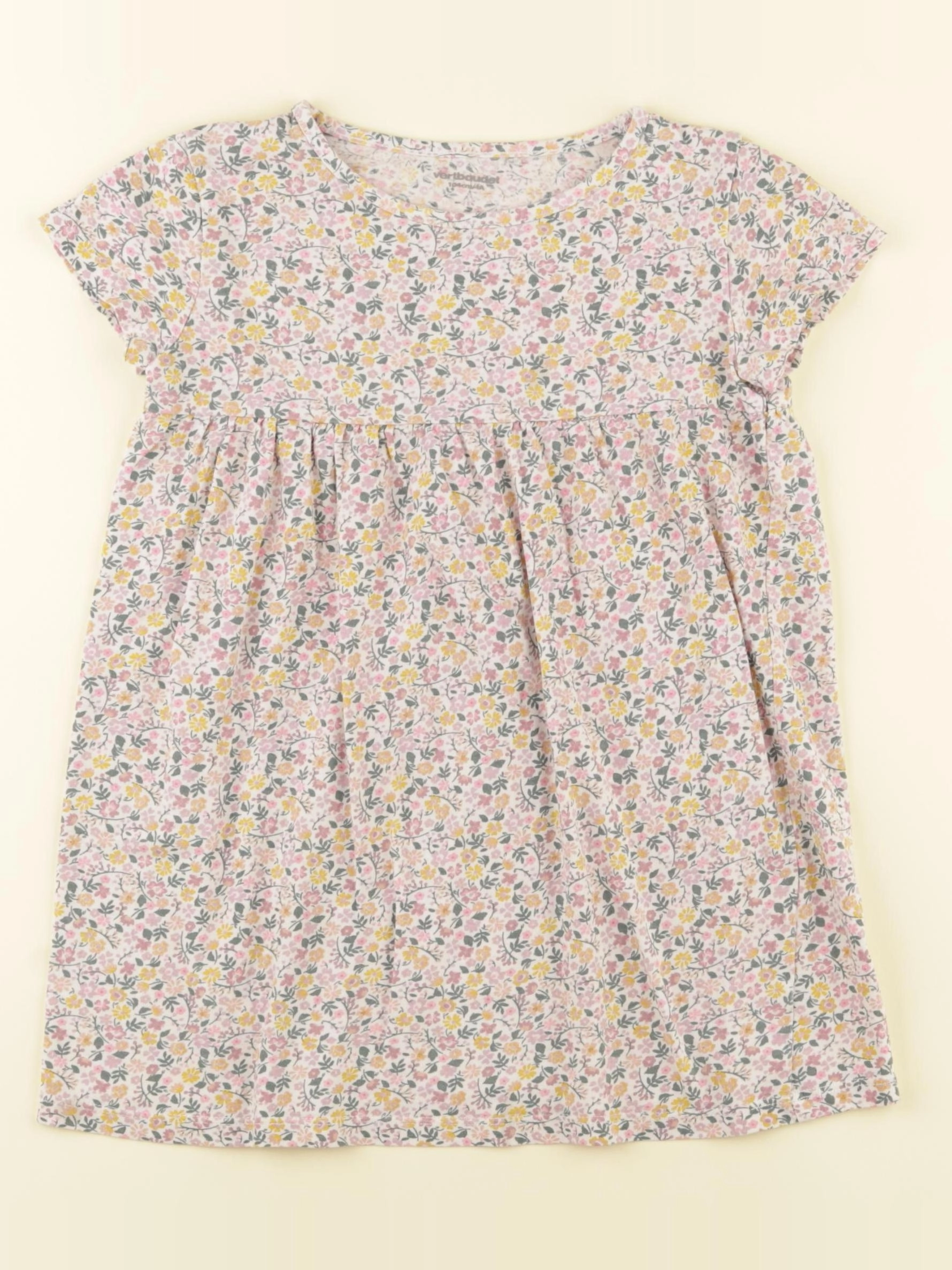 Vertbaudet - robe multicolore - 4 ans