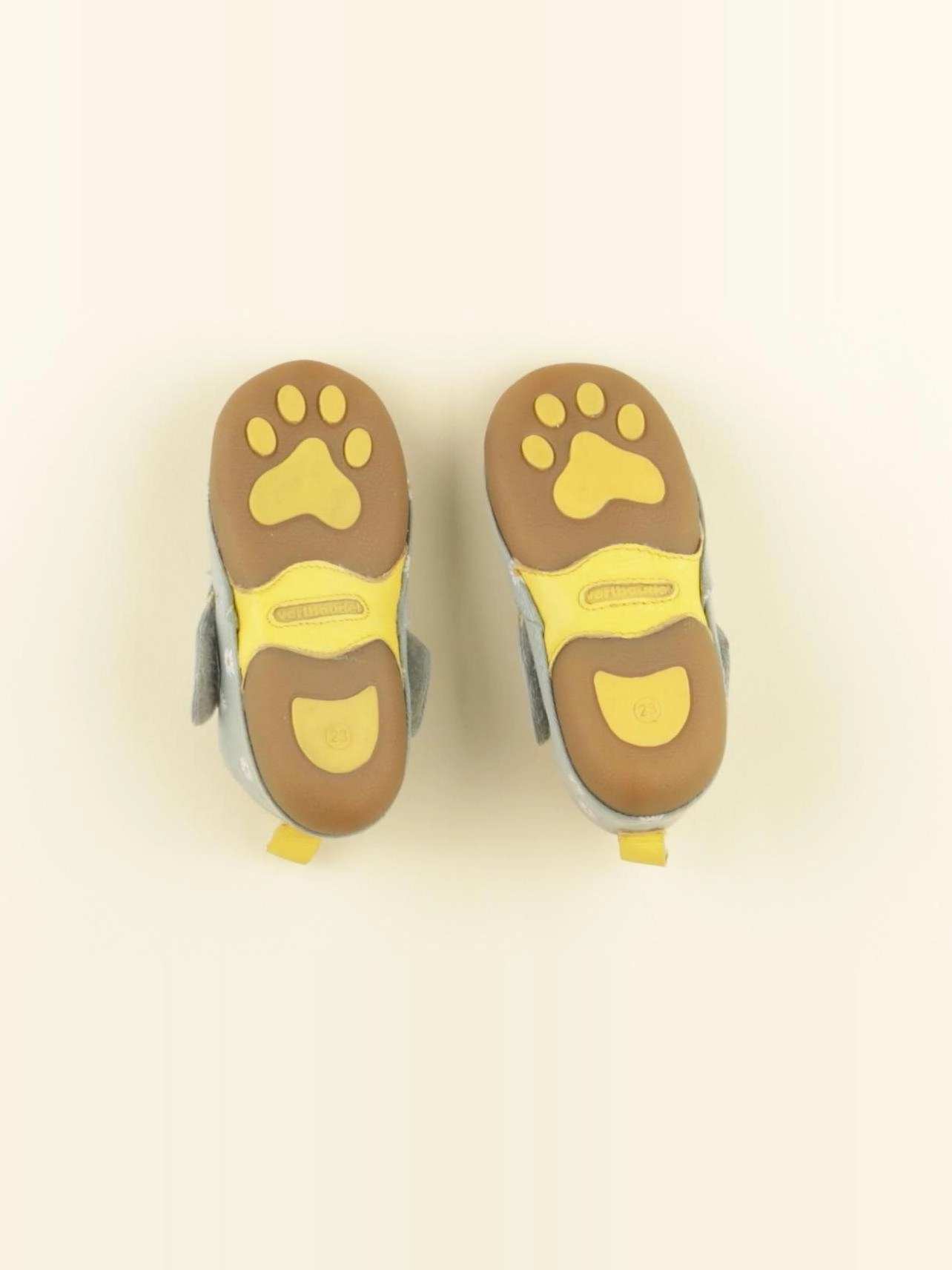 Vertbaudet - chaussons bleu - pointure 23