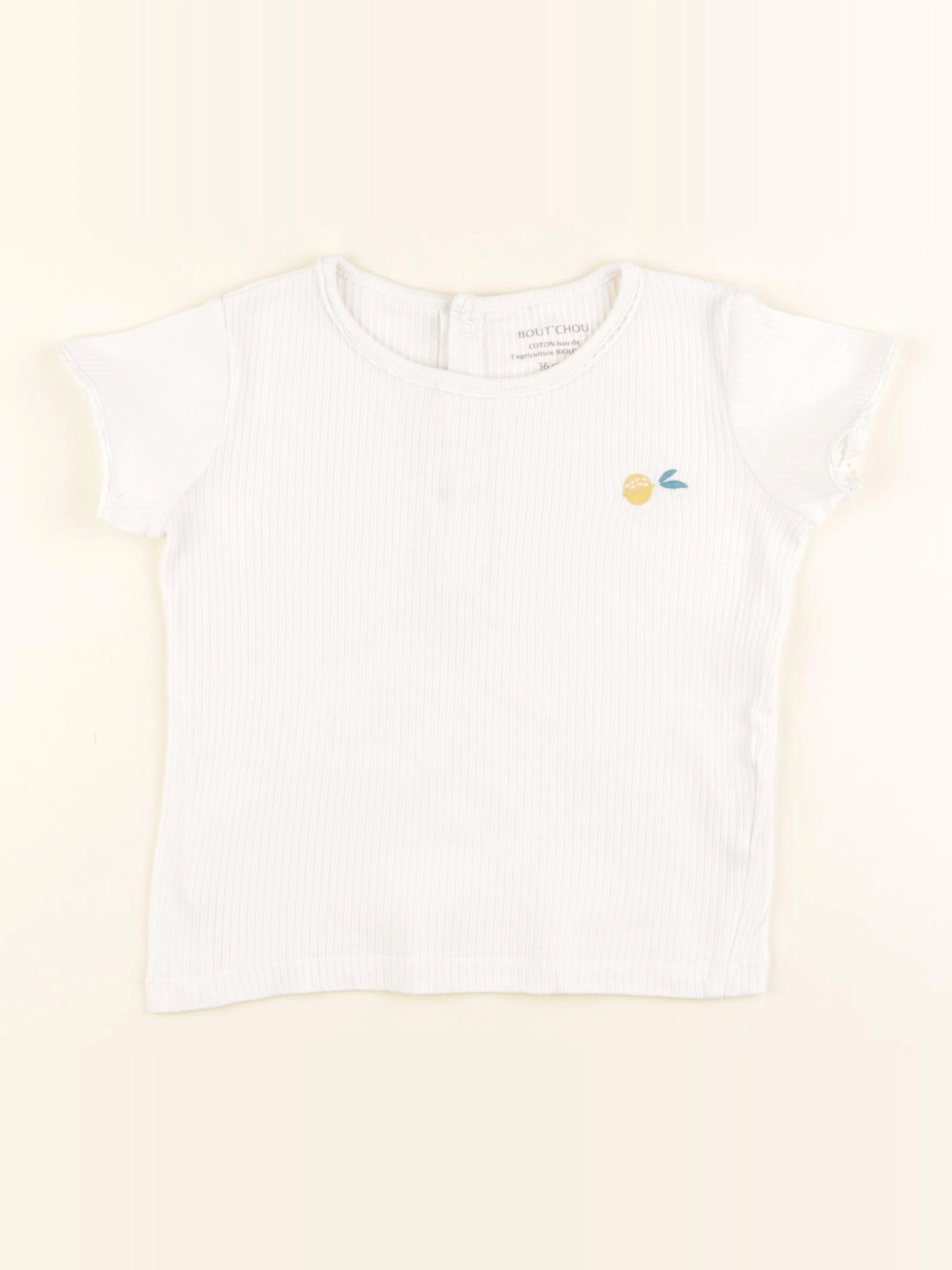 Boutchou - tee-shirt blanc - 36 mois