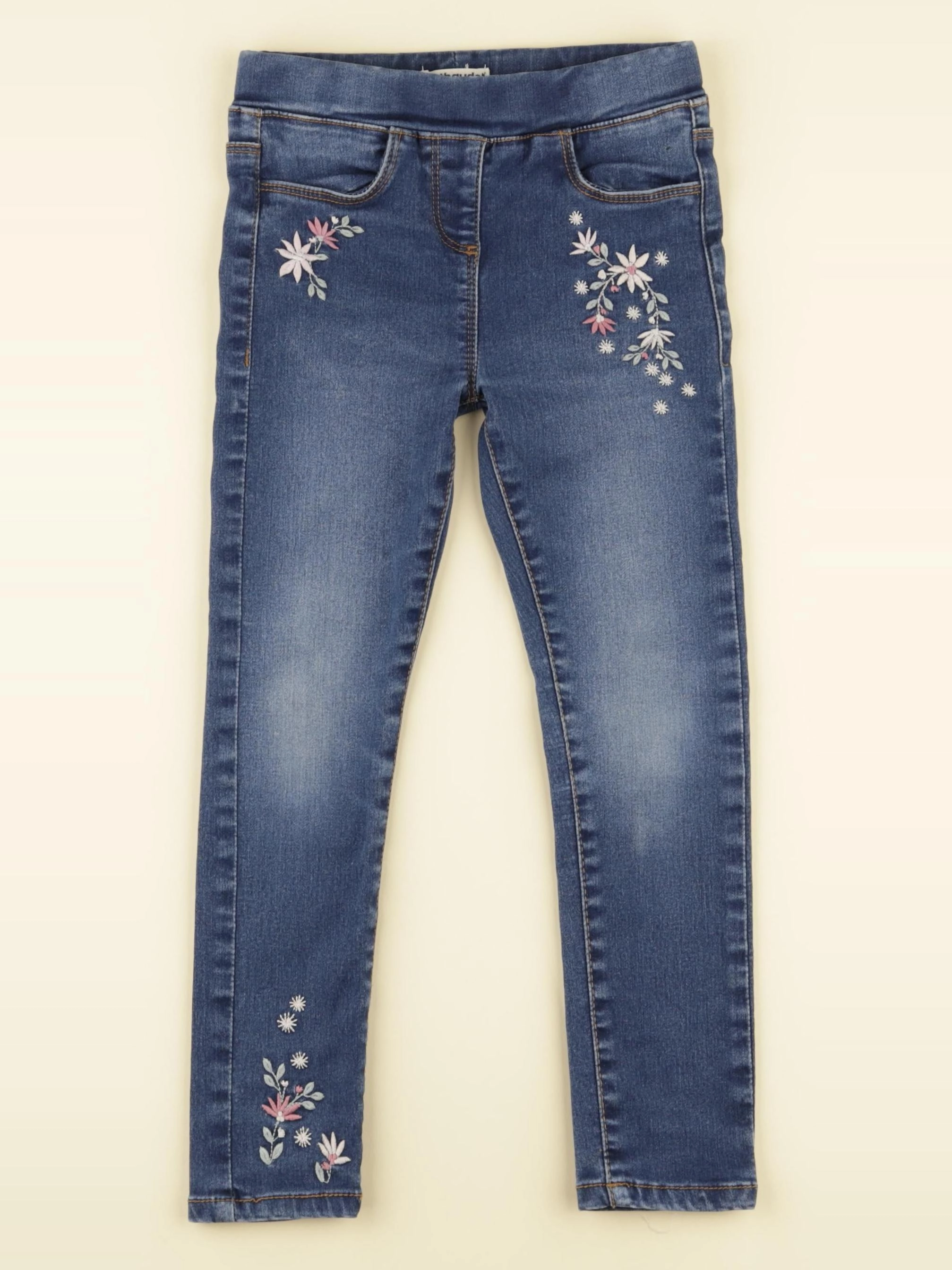 Vertbaudet - jegging bleu - 5 ans