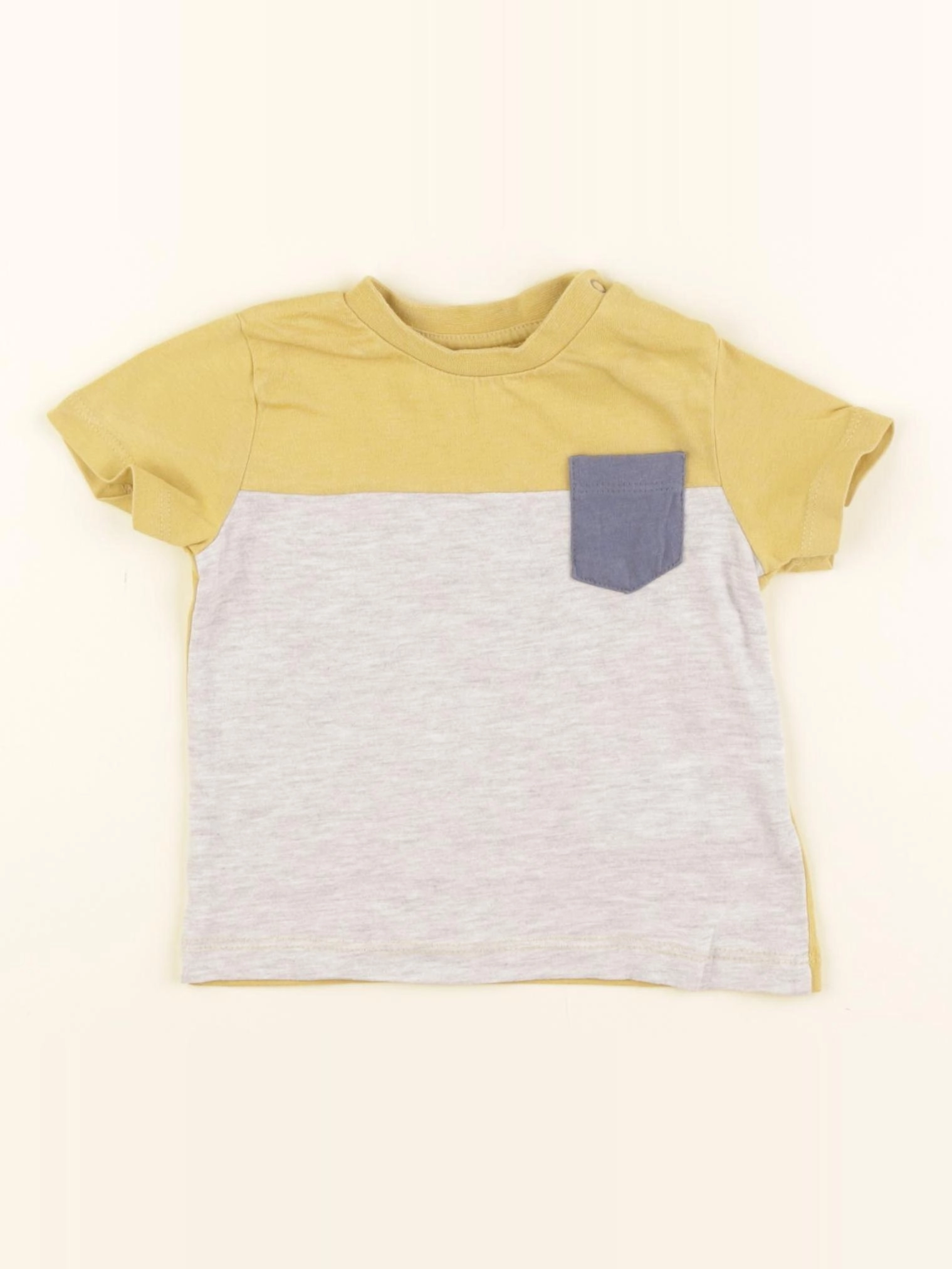 Vertbaudet - tee-shirt gris - 6 mois