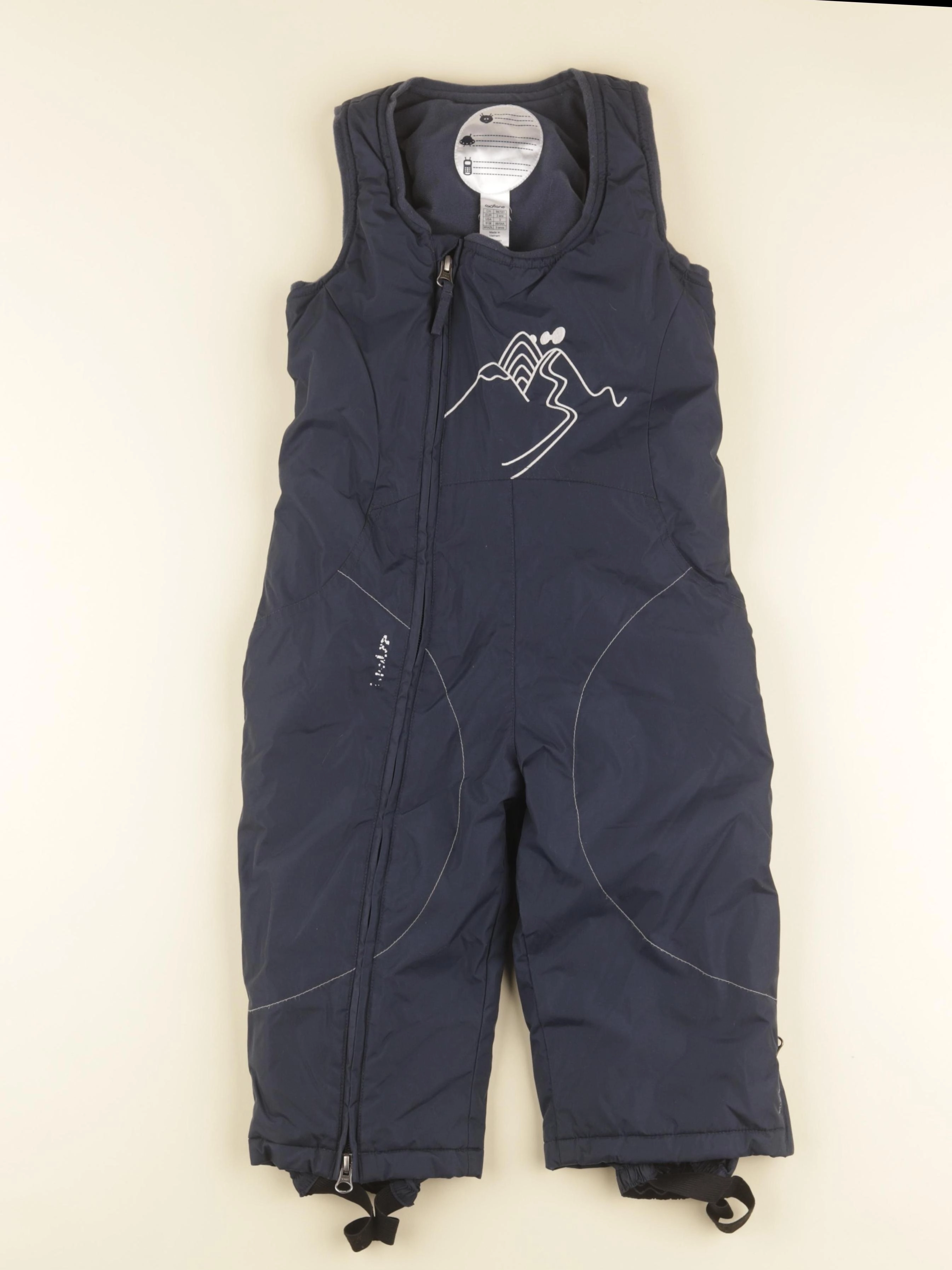 Decathlon ski - combinaison de ski bleu - 3 ans