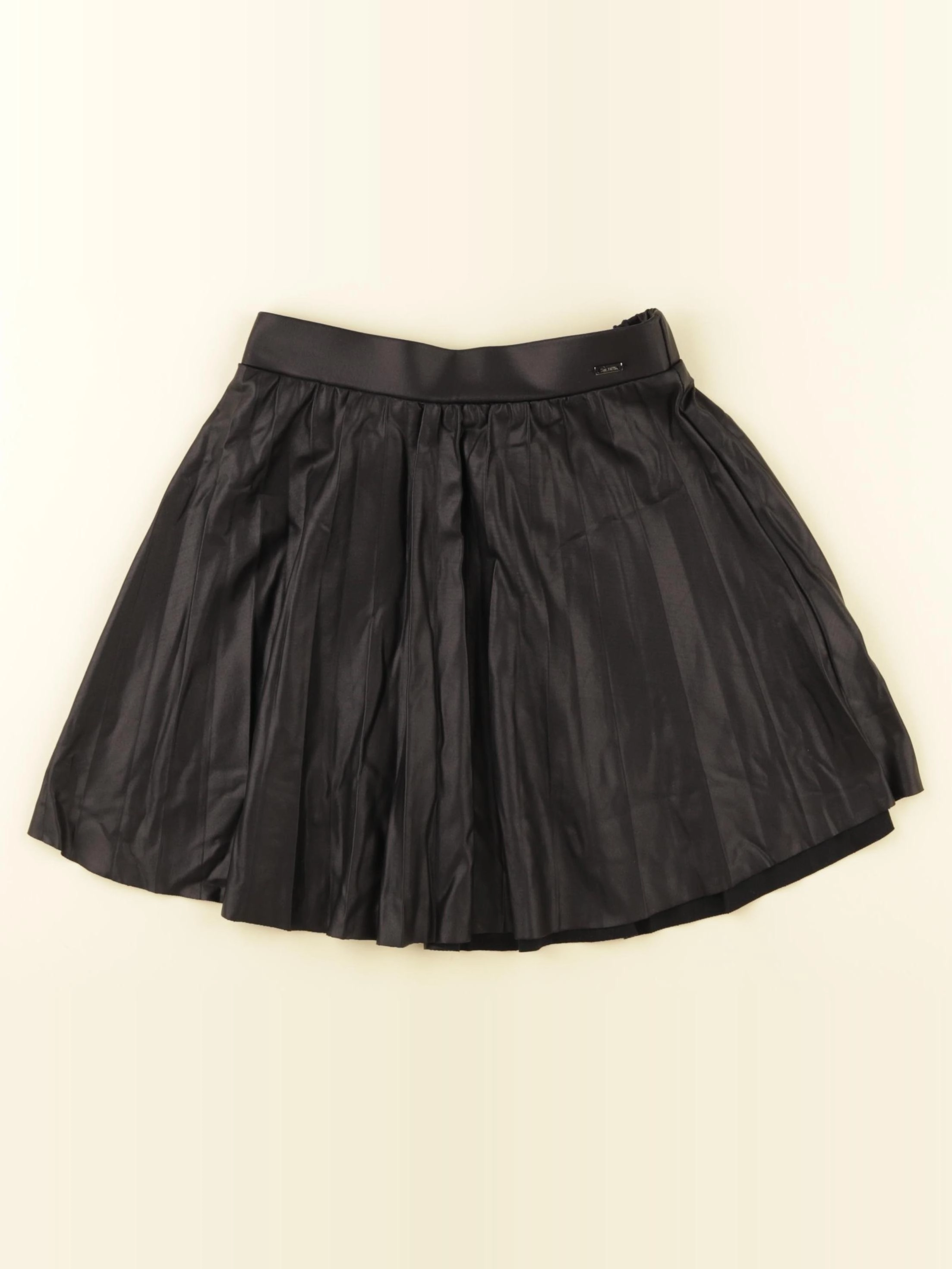 Zara - jupe simili cuir noir - 8 ans