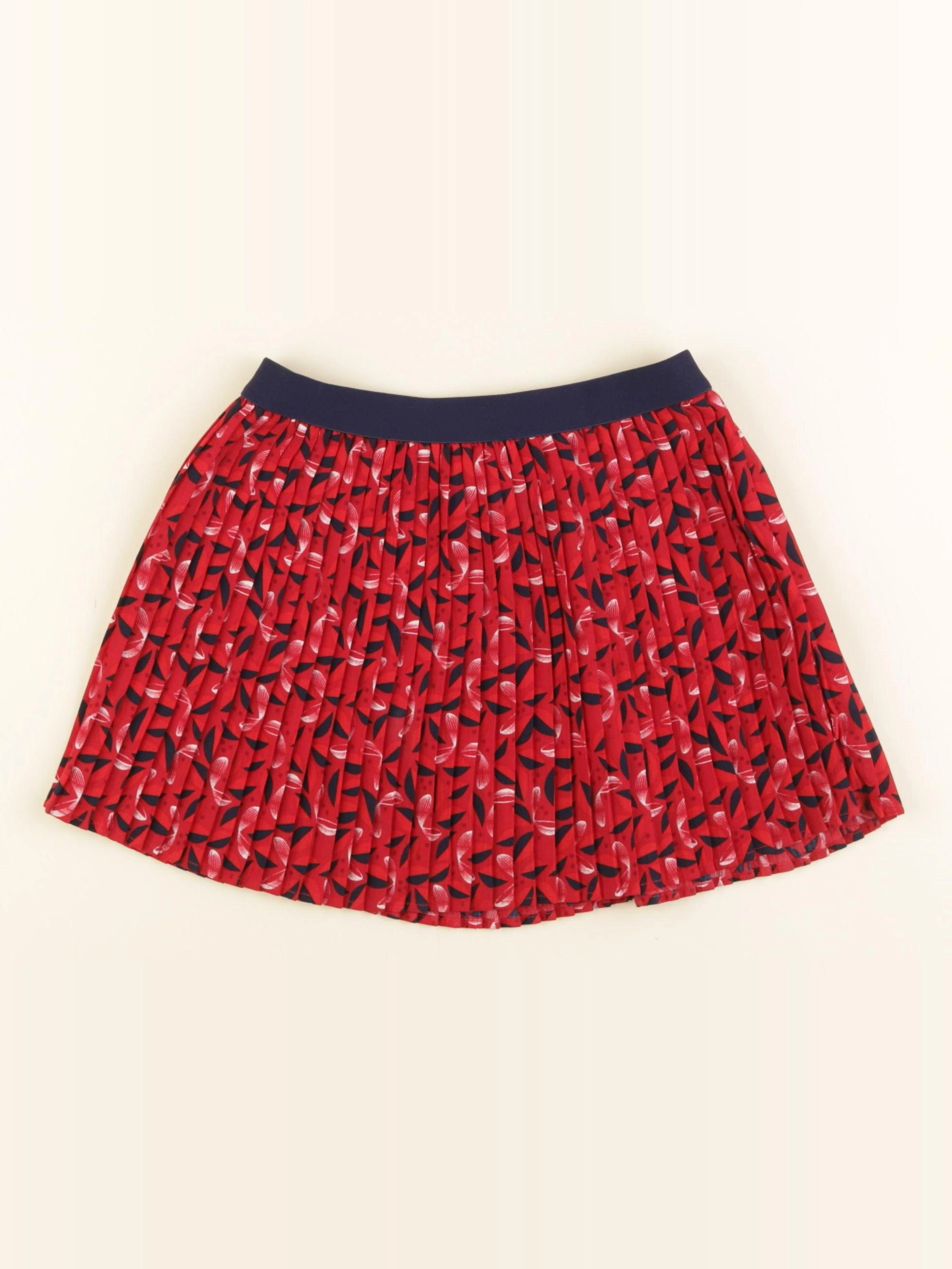 Okaidi - jupe rouge, bleu - 4 ans