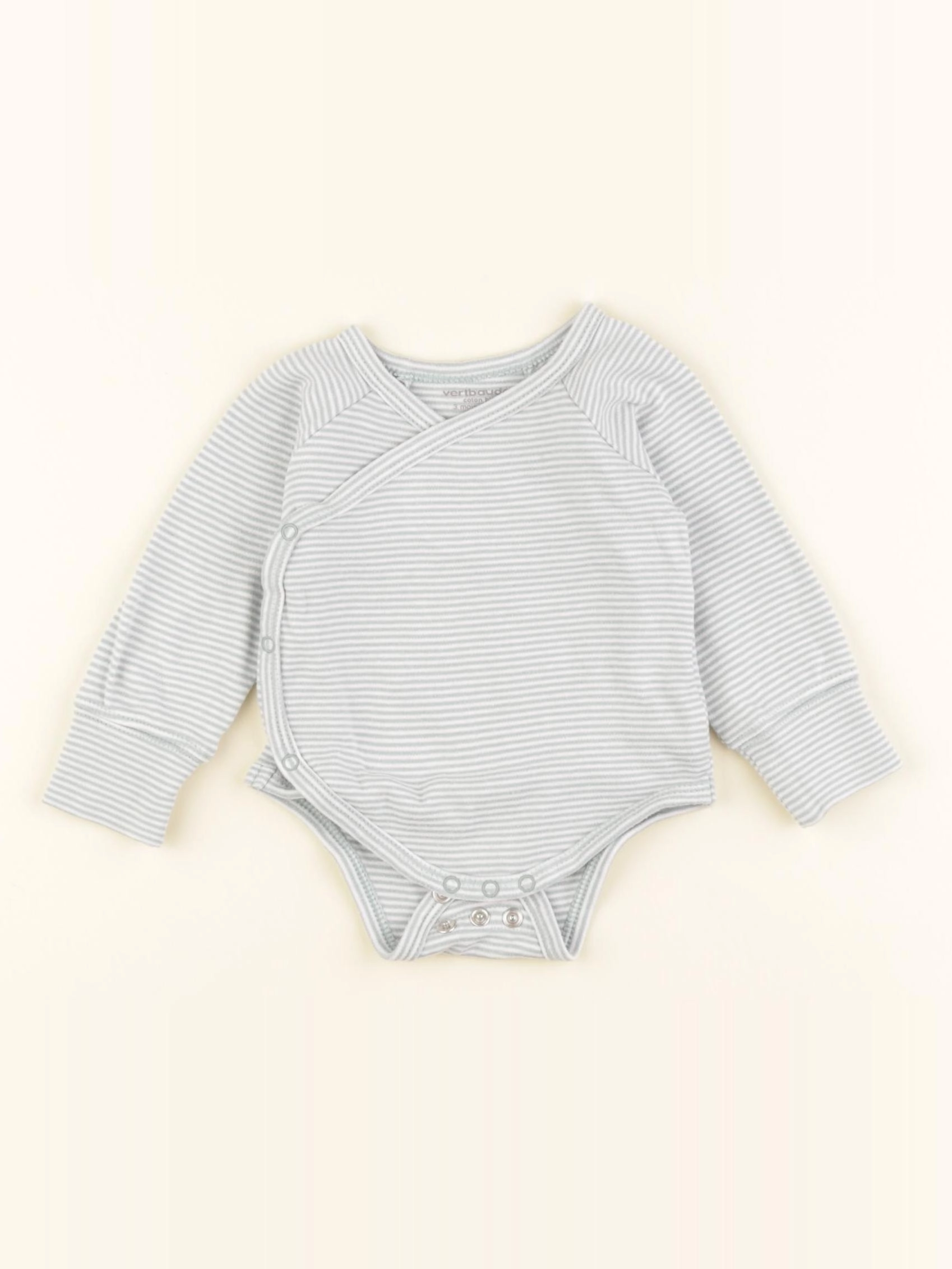 Vertbaudet - body vert - 3 mois