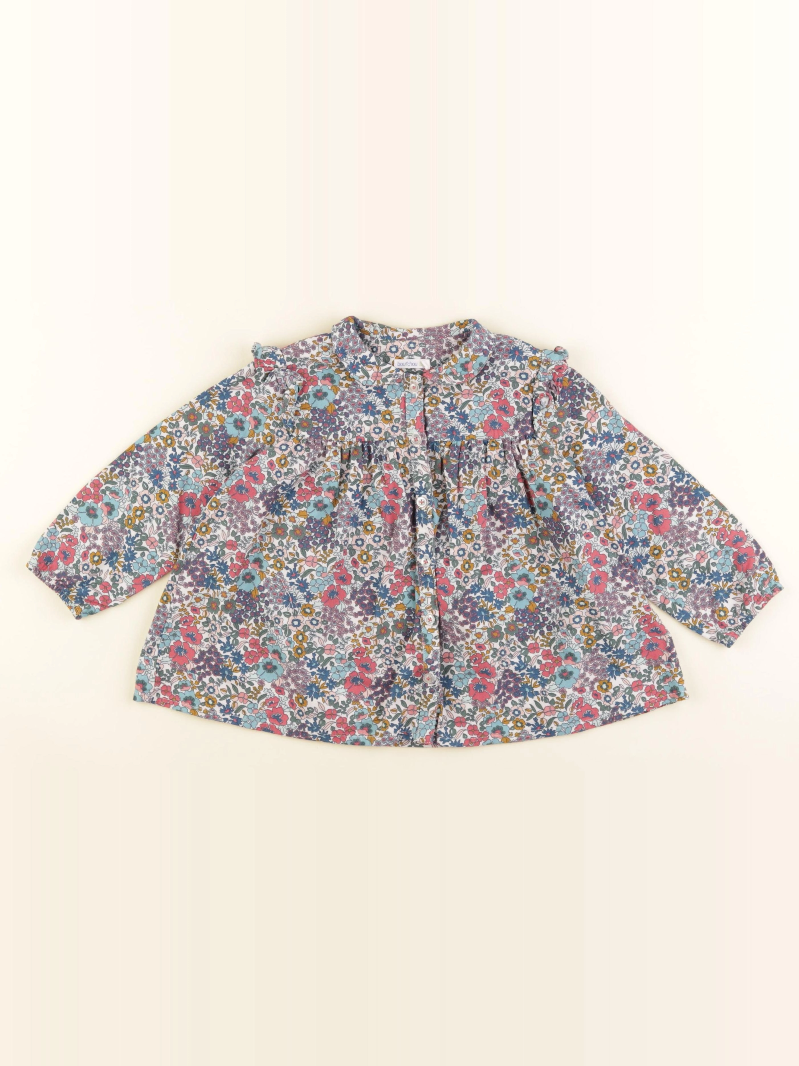 Boutchou - blouse multicolore - 36 mois