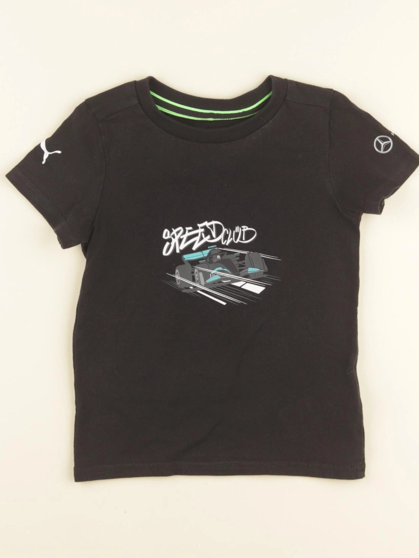 Puma - tee-shirt noir - 2/3 ans