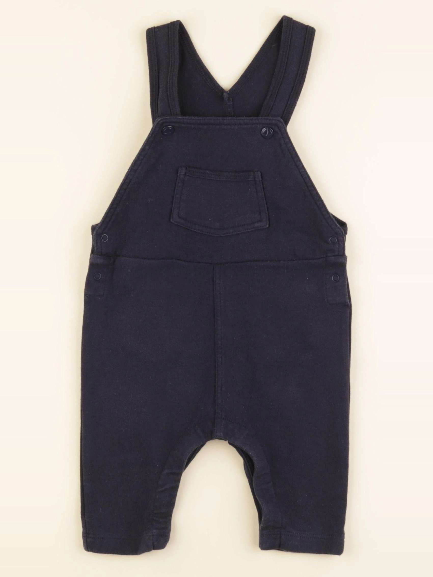 Petit Bateau - salopette bleu - 6 mois