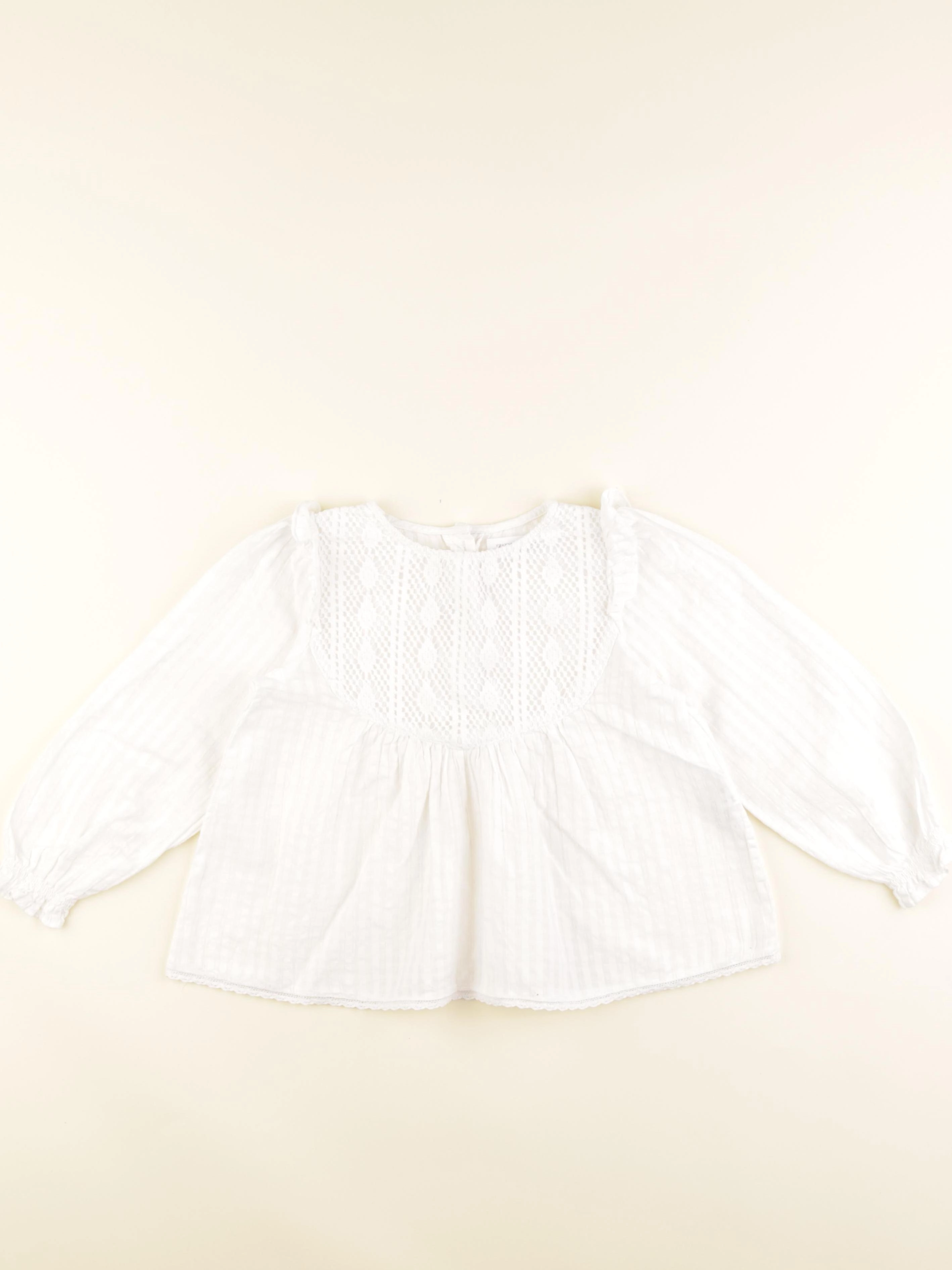 Zara - blouse blanc - 3/4 ans