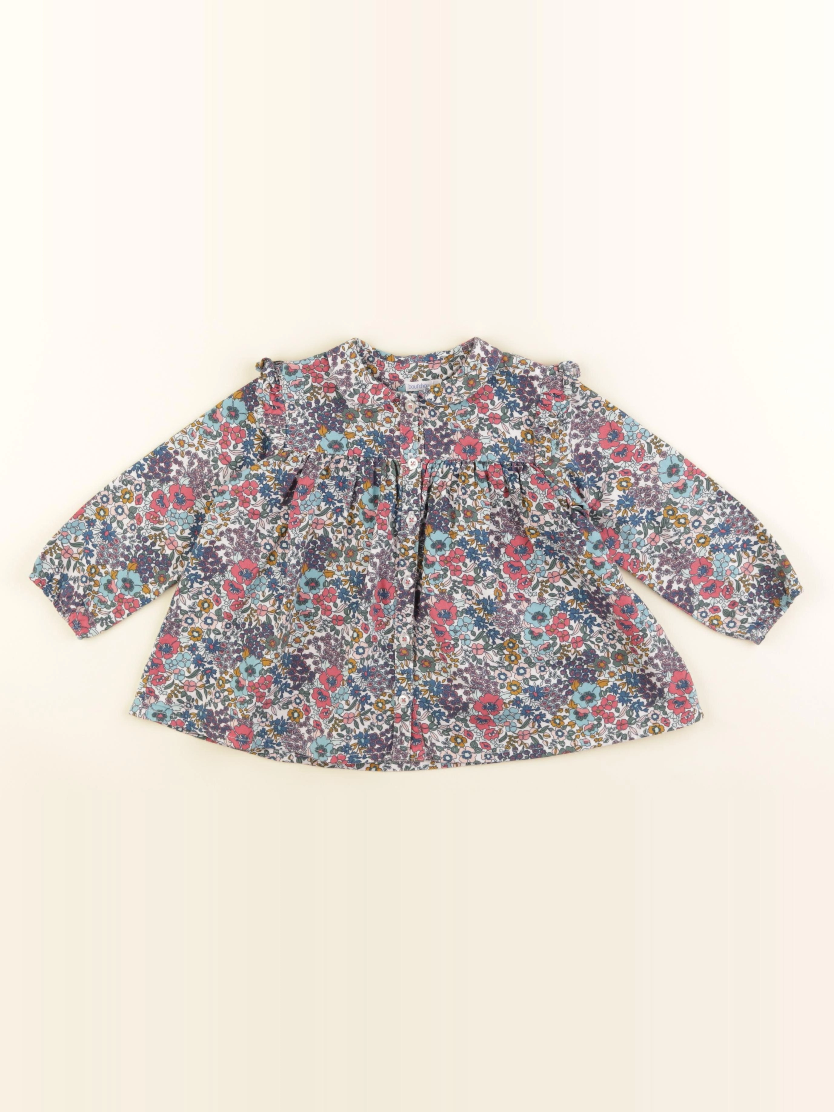 Boutchou - blouse multicolore - 24 mois