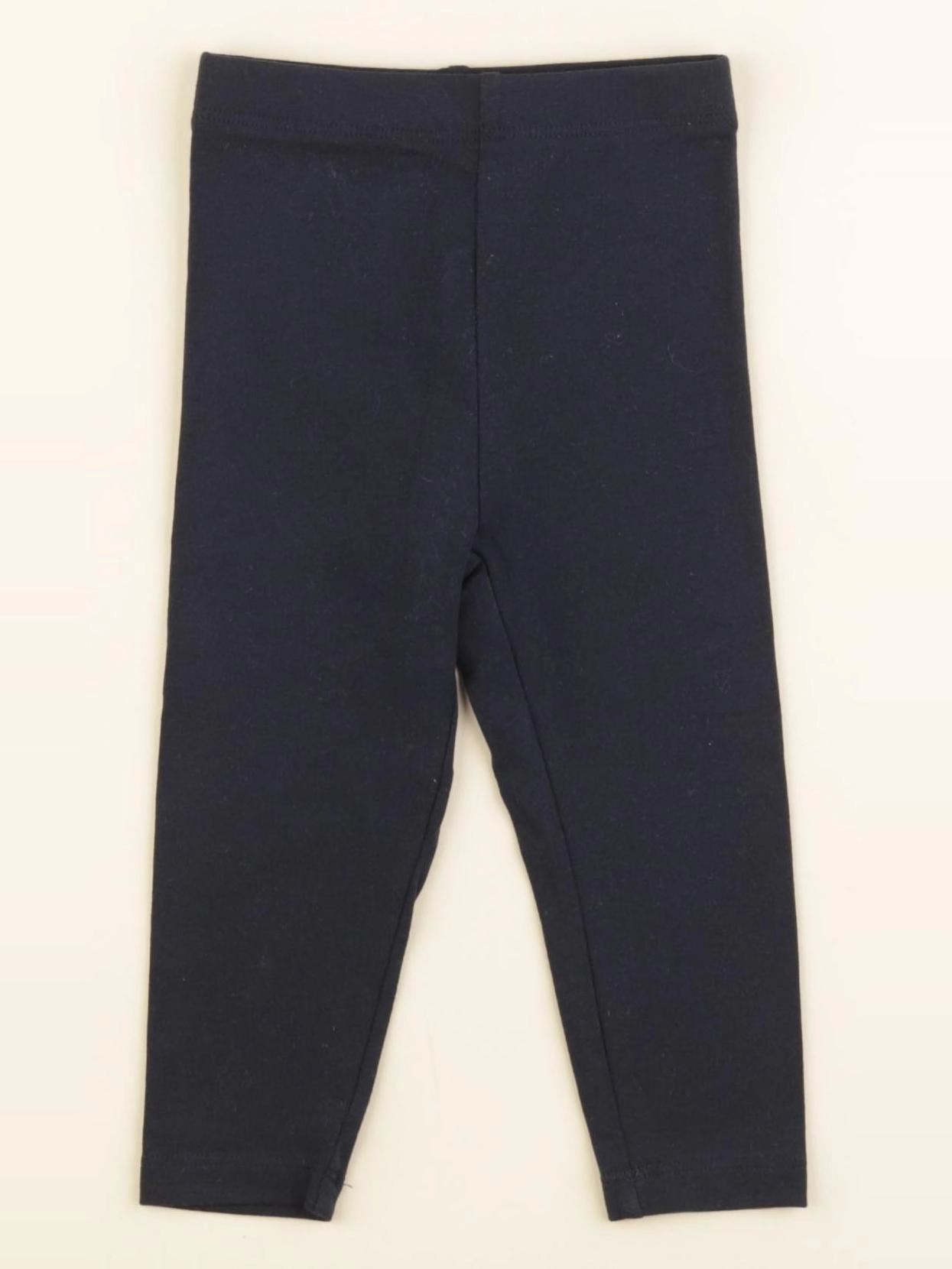 Monoprix - legging bleu - 9 mois