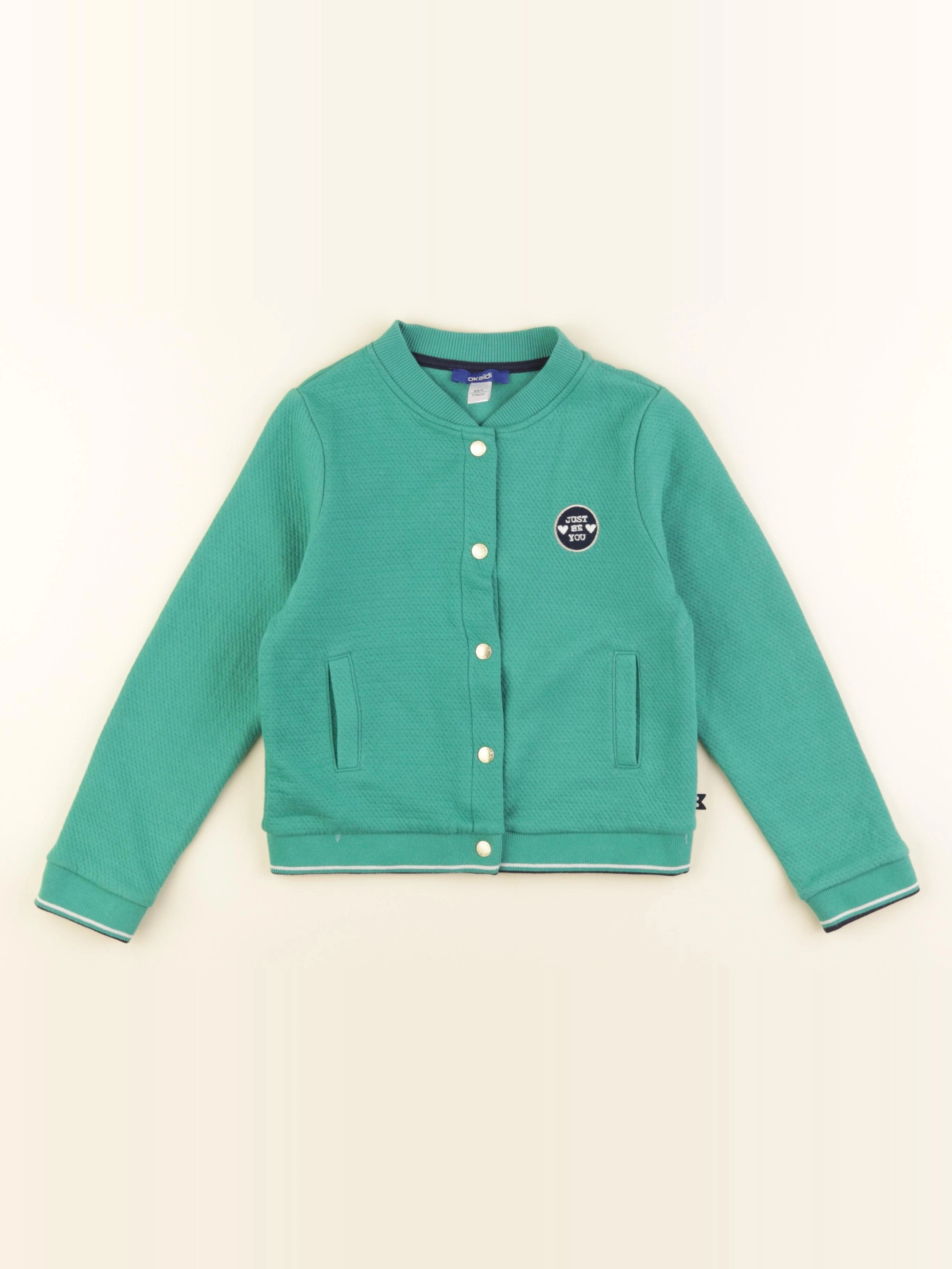 Okaidi - sweat vert - 6 ans