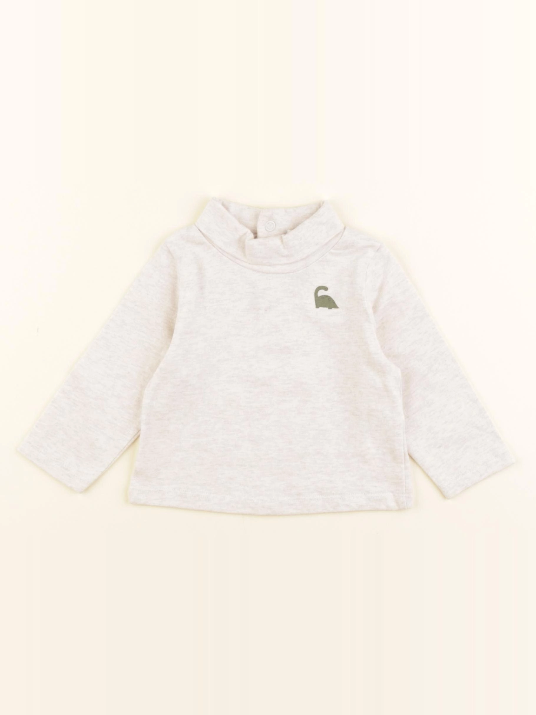 Tape à l'oeil - sous-pull beige - 3 mois