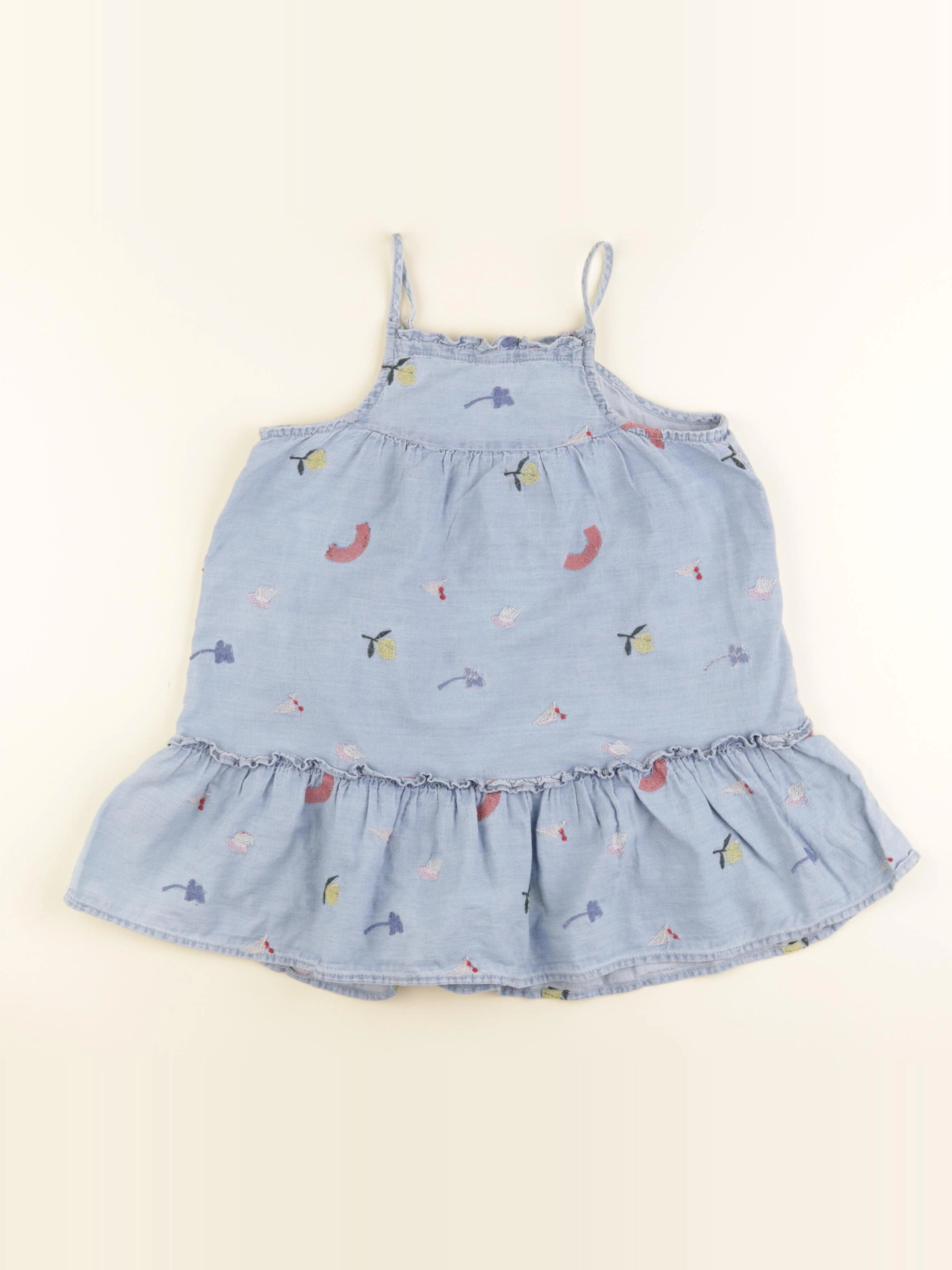 Zara - robe bleu - 3/4 ans