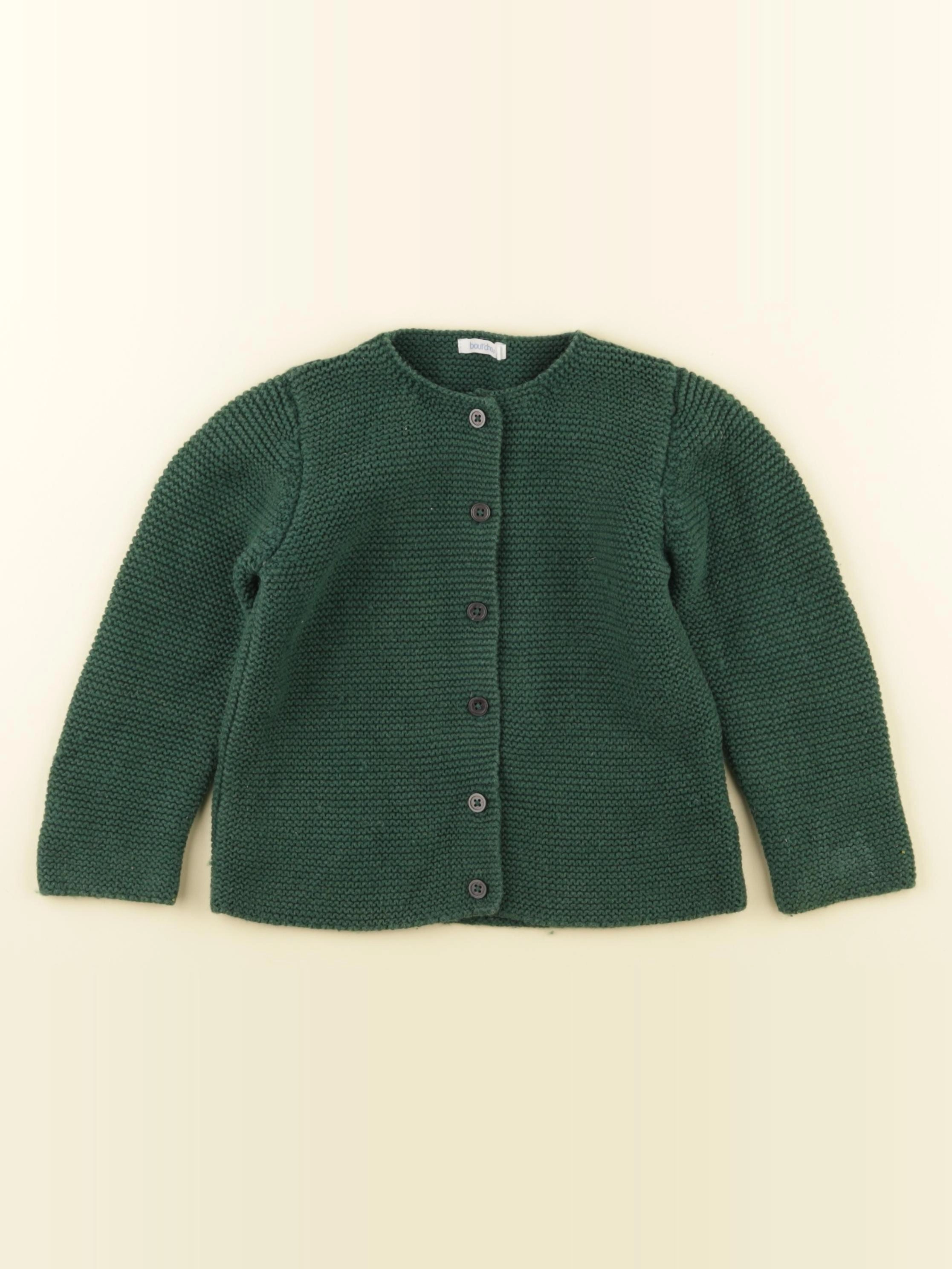 Boutchou - gilet vert - 36 mois