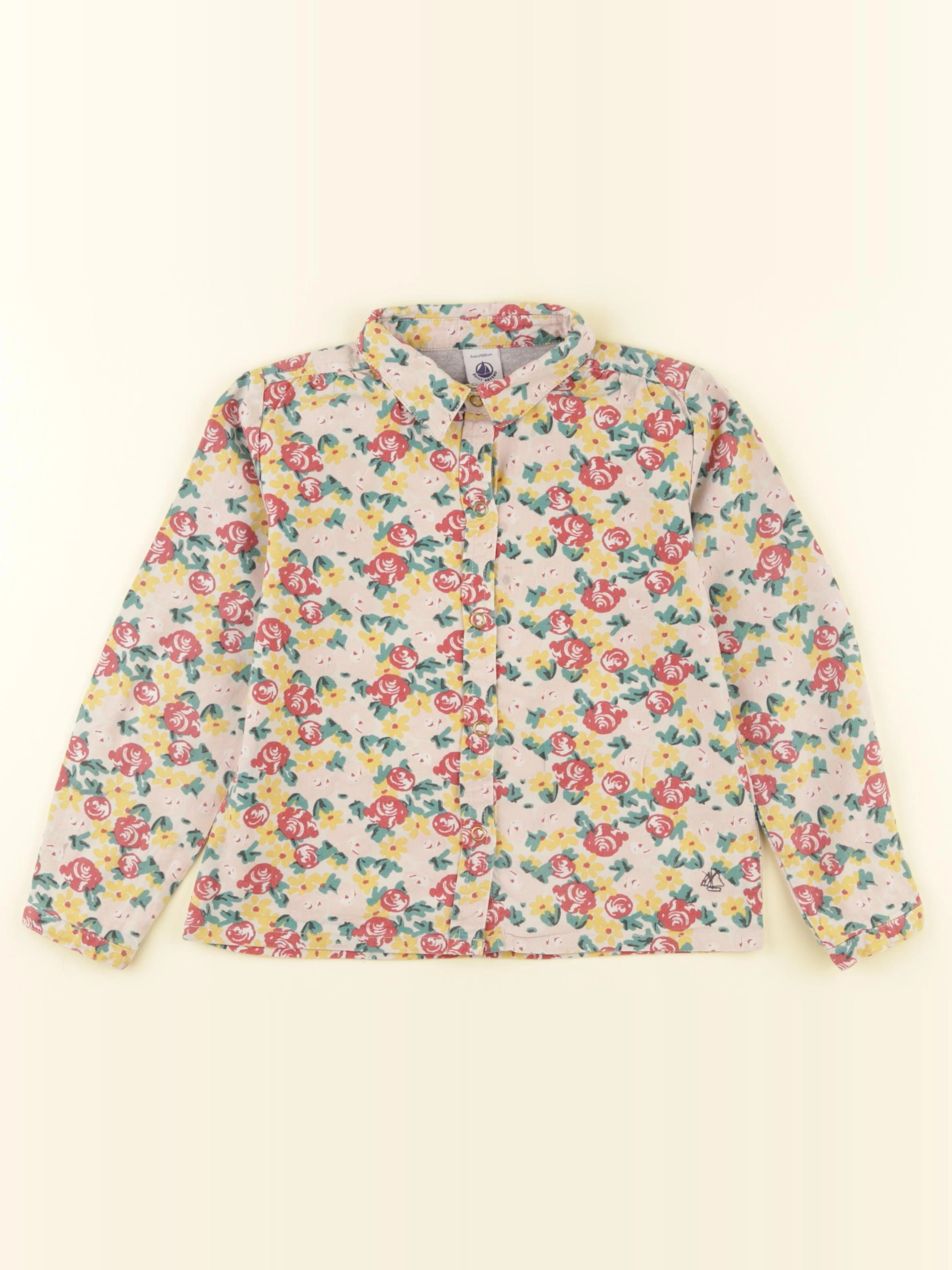 Petit Bateau - chemise multicolore - 5 ans