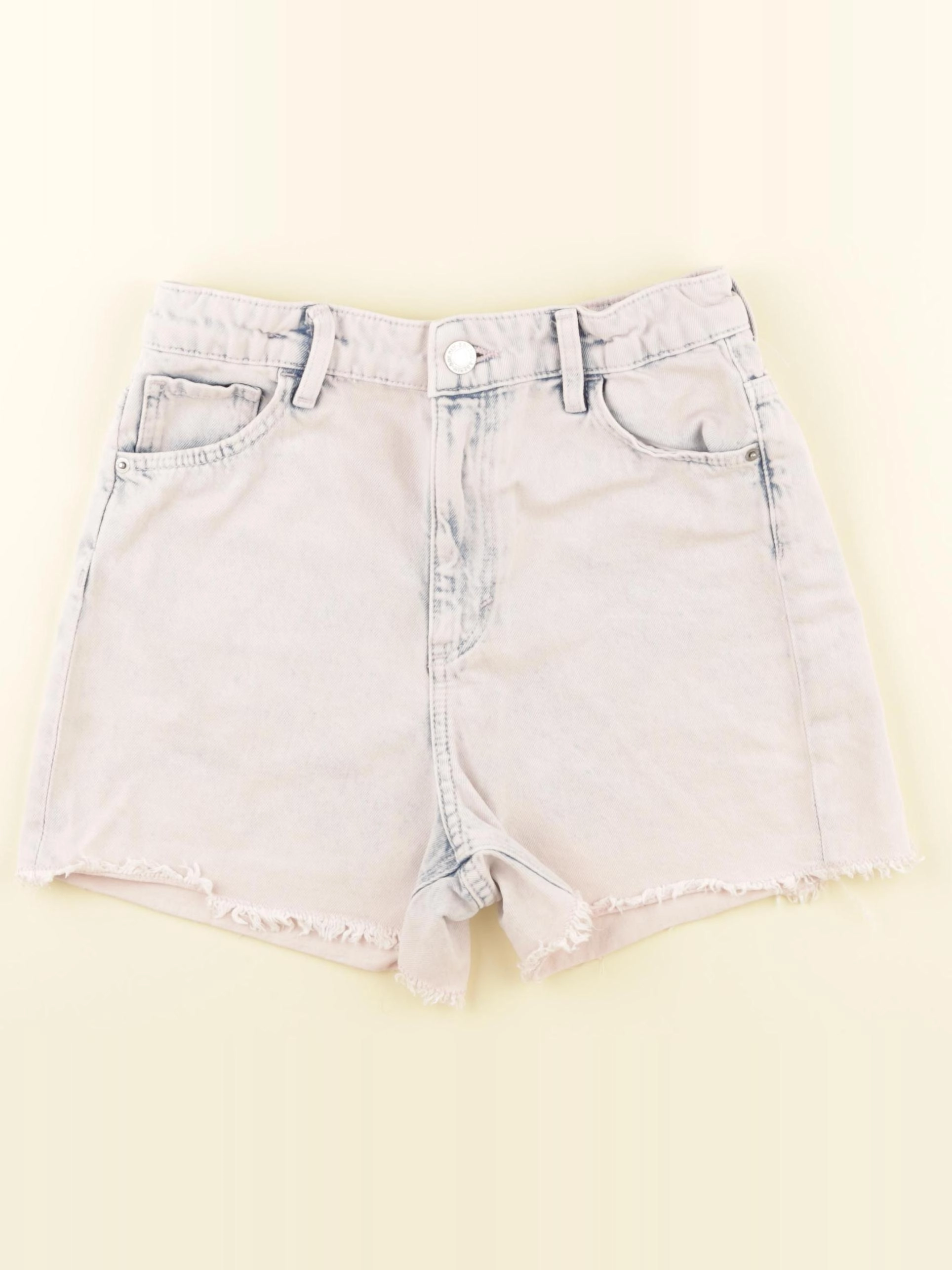 H&M - short bleu, rose - 11/12 ans