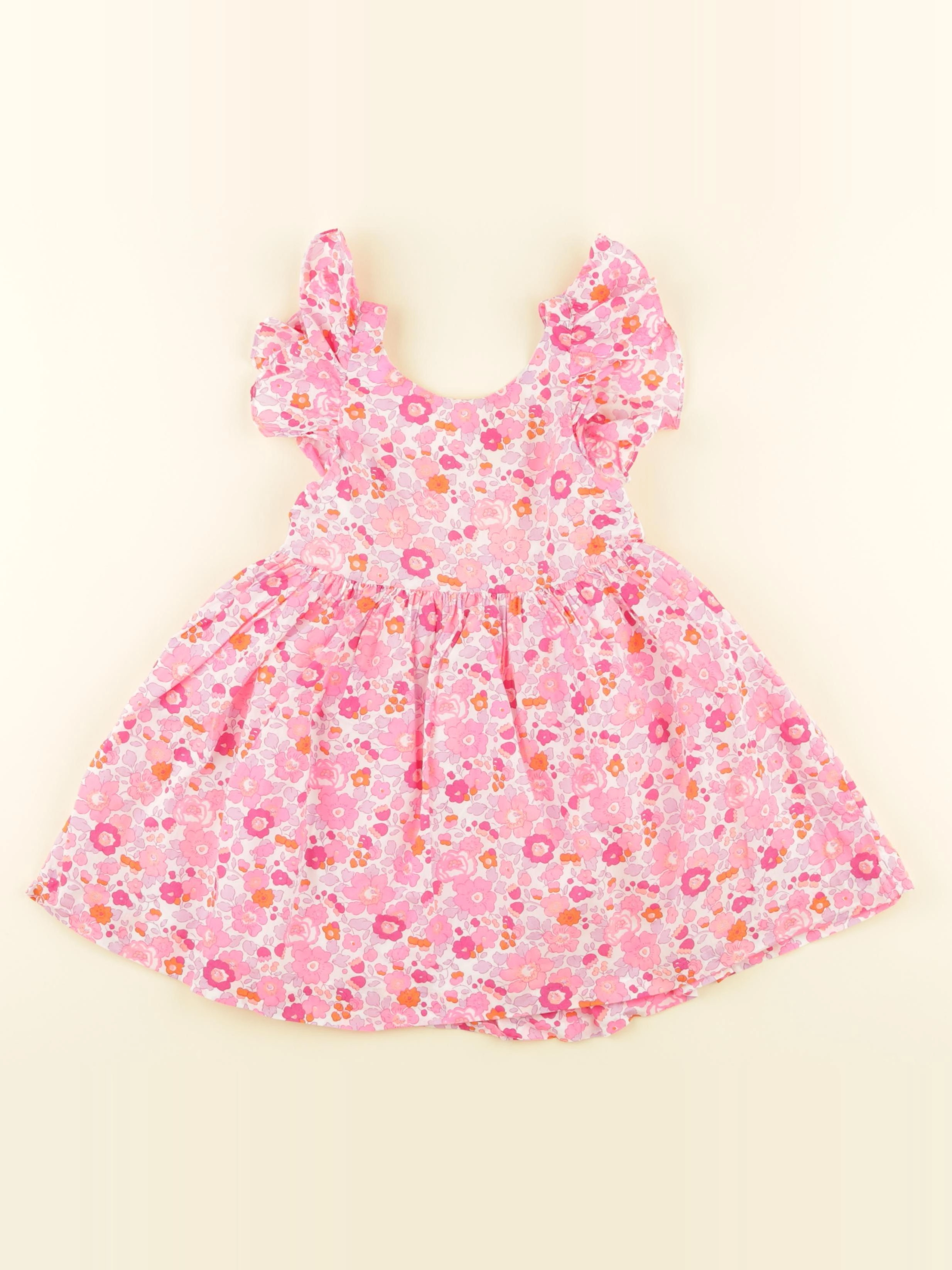 Jacadi - robe liberty rose - 2 ans