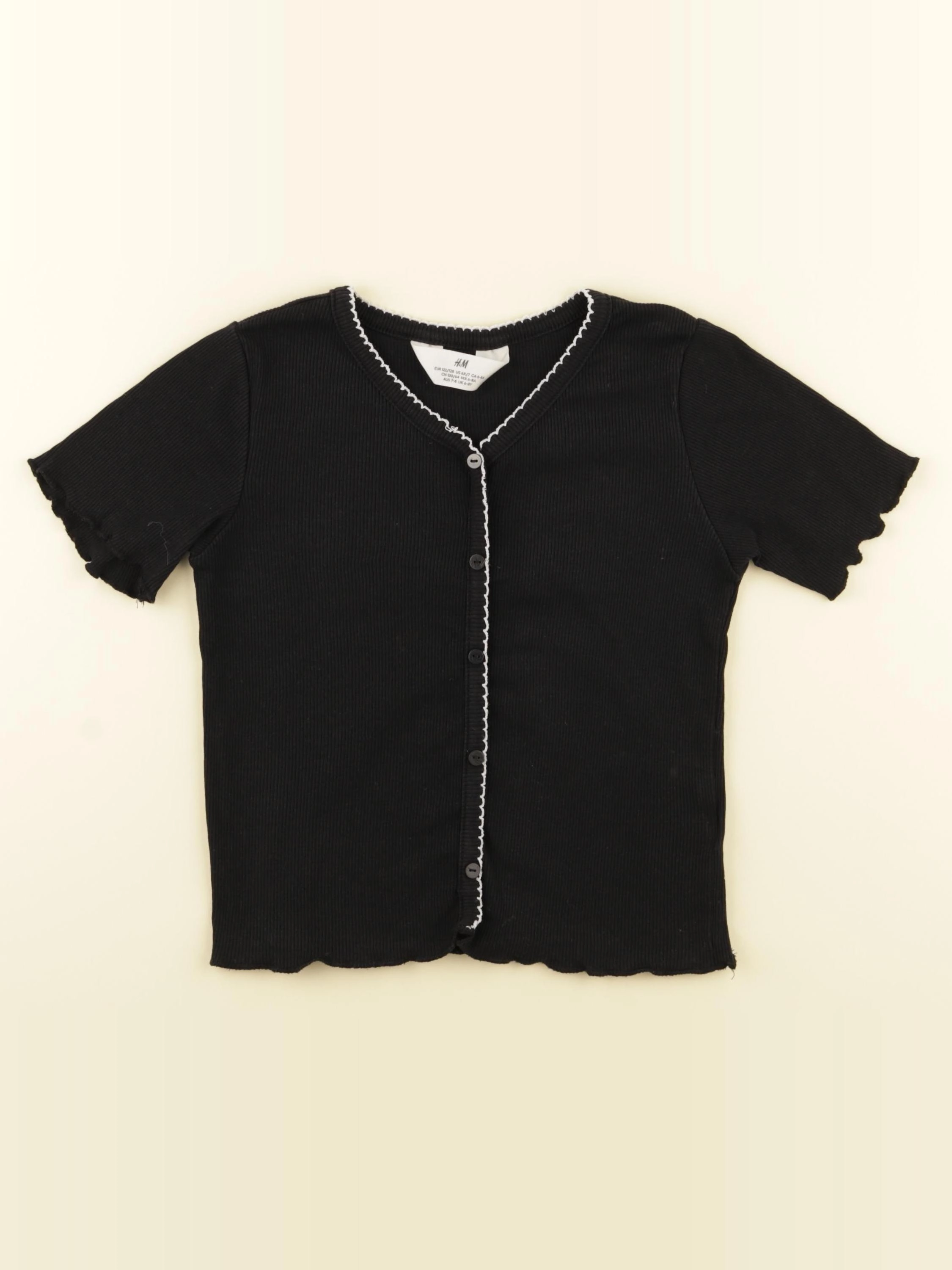 H&M - tee-shirt noir - 10/12 ans