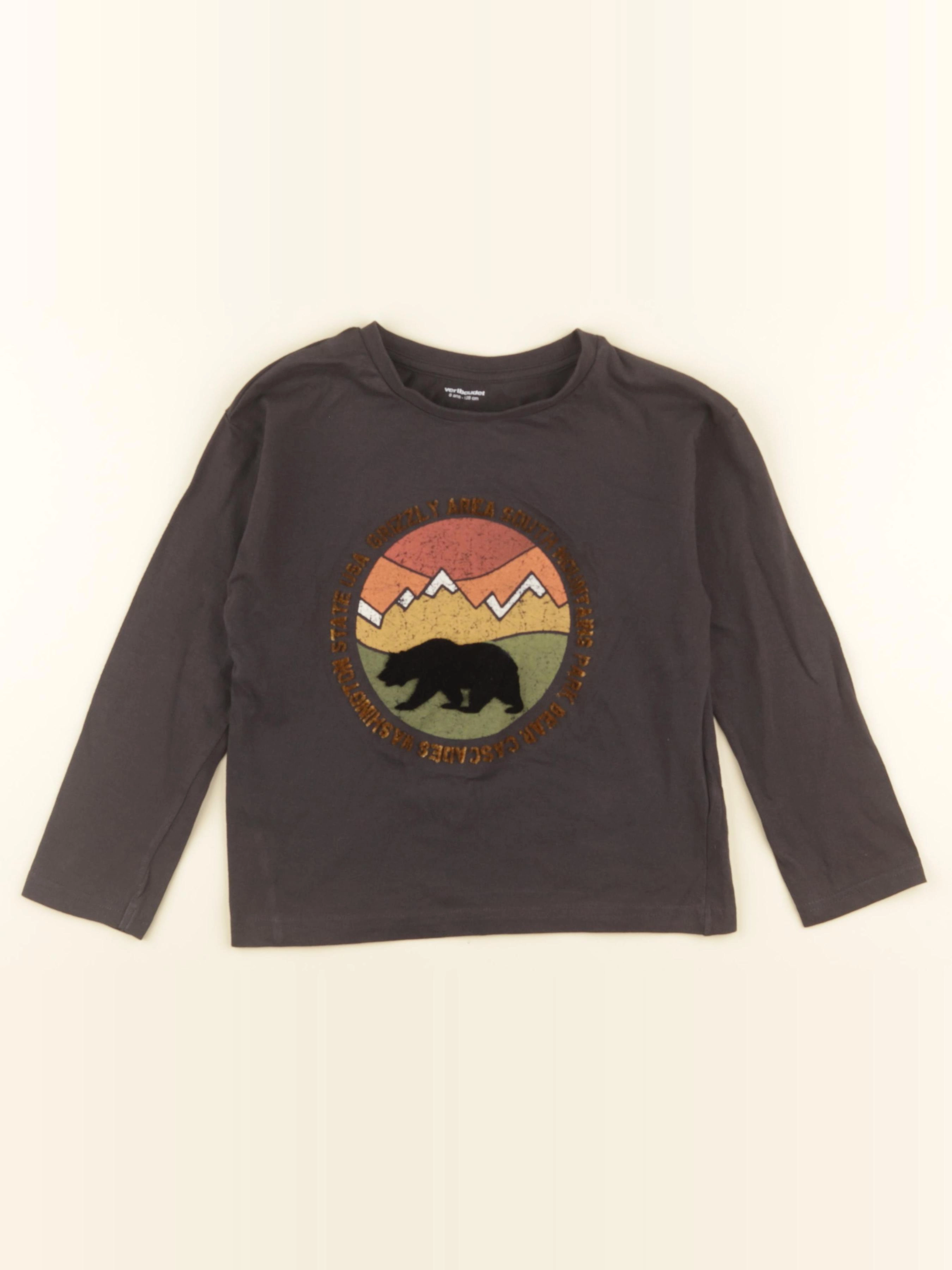 Vertbaudet - tee-shirt multicolore - 8 ans