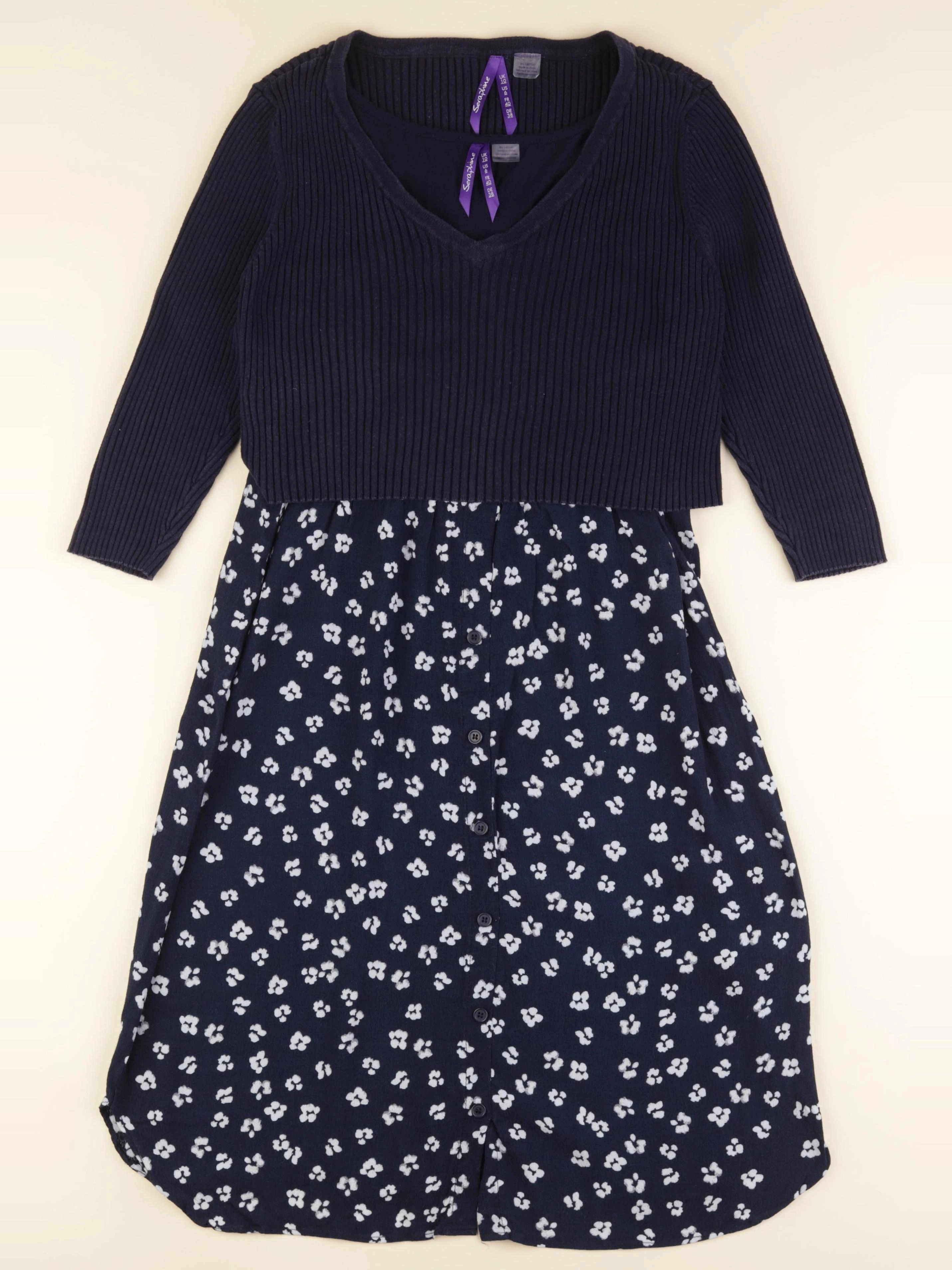 Seraphine - robe grossesse bleu - 40