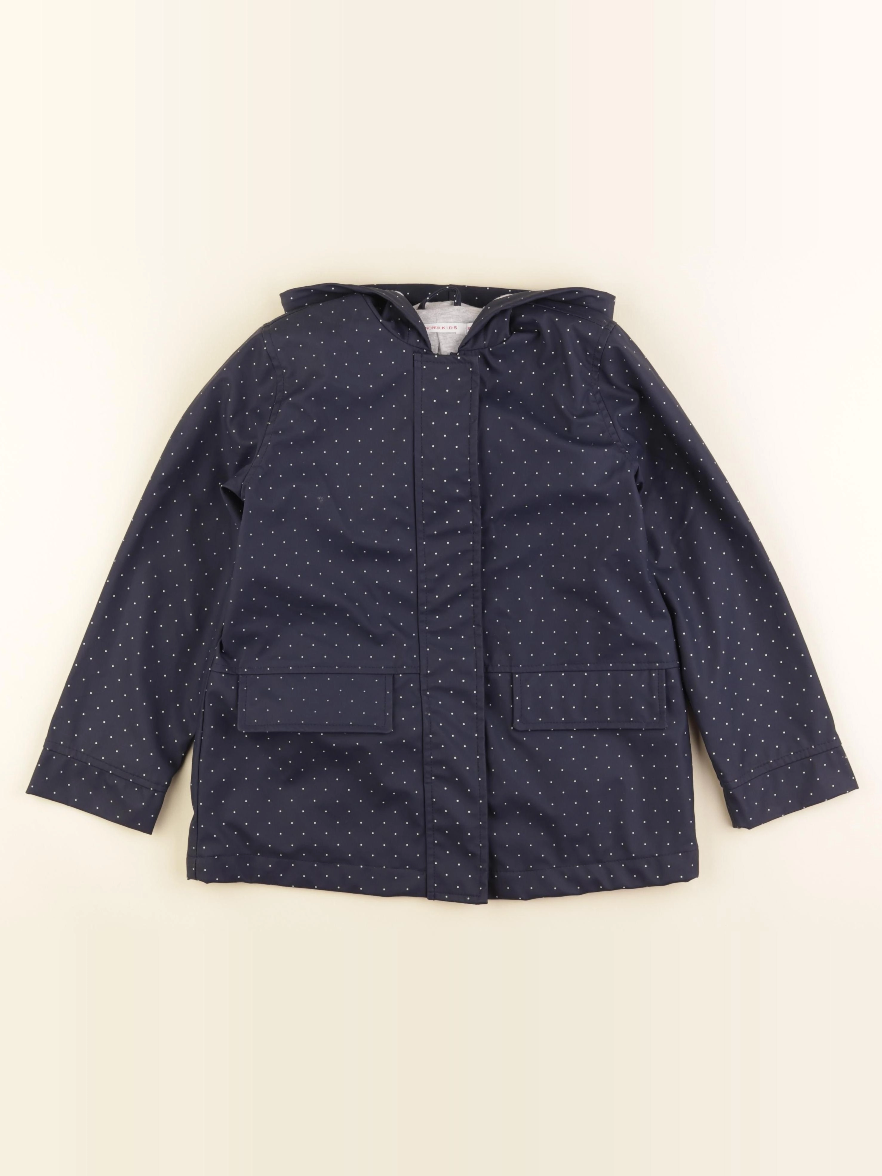 Monoprix - imperméable bleu - 8 ans