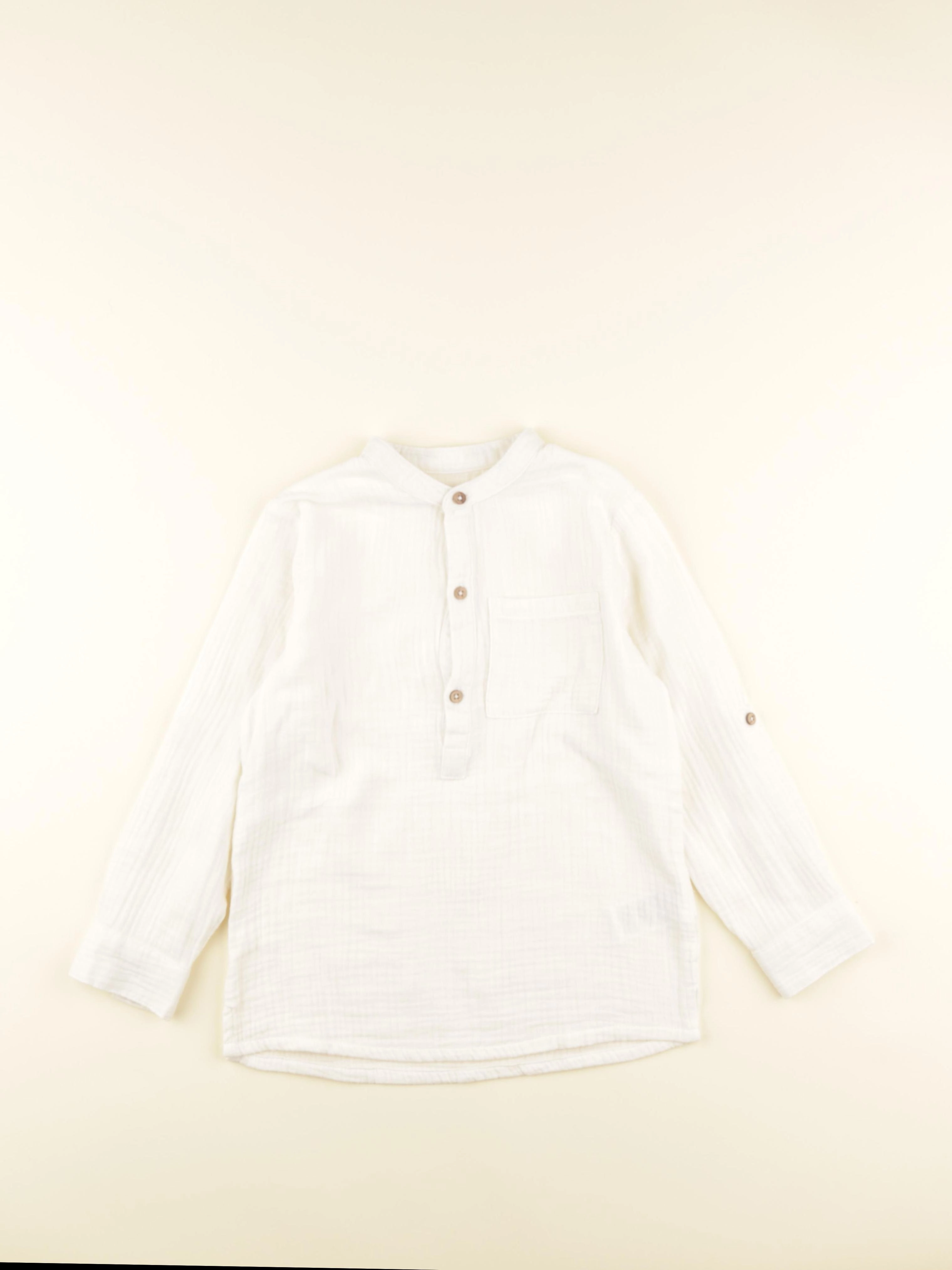 Vertbaudet - chemise blanc - 8 ans