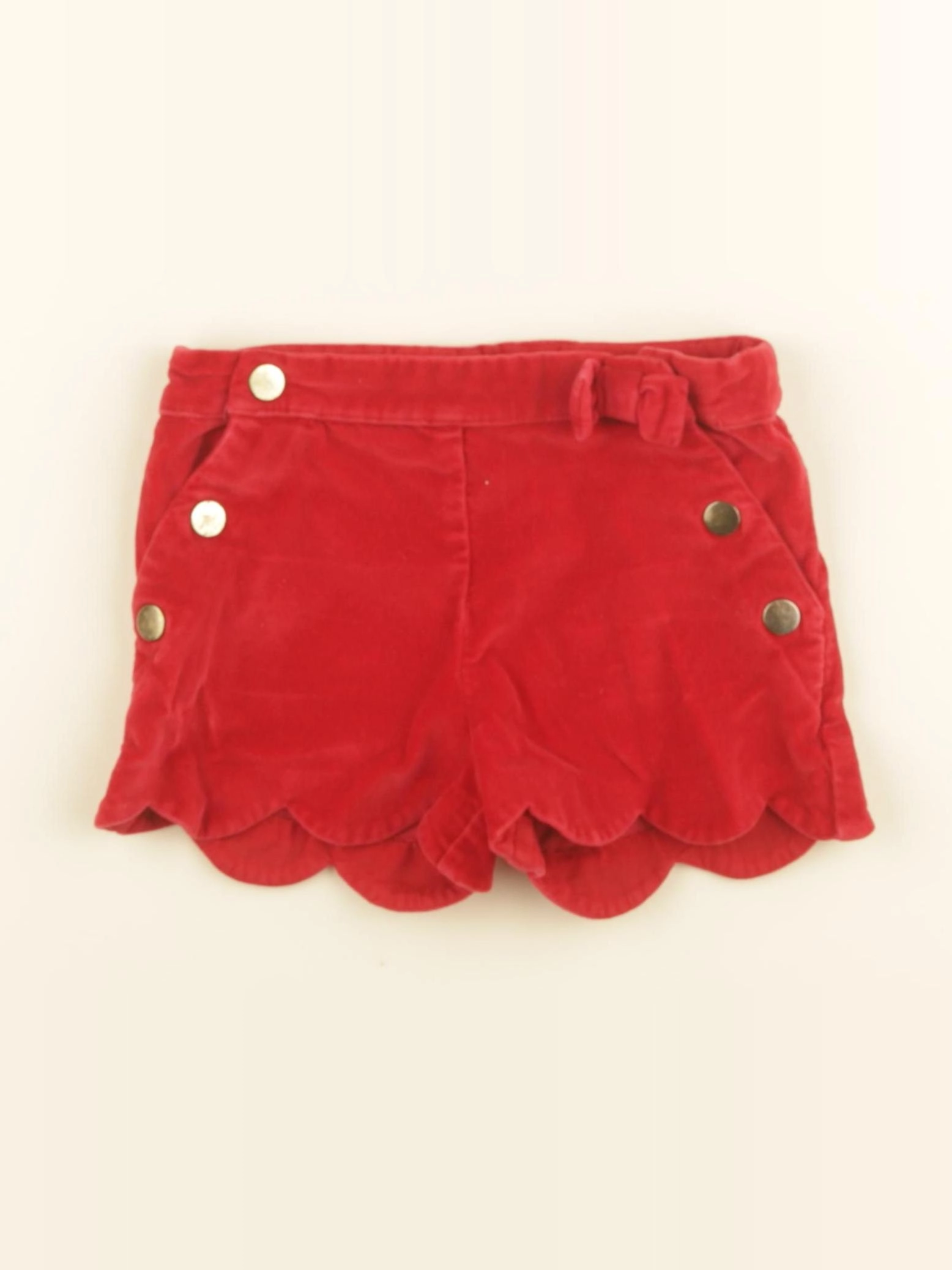 Vertbaudet - short rouge - 4 ans