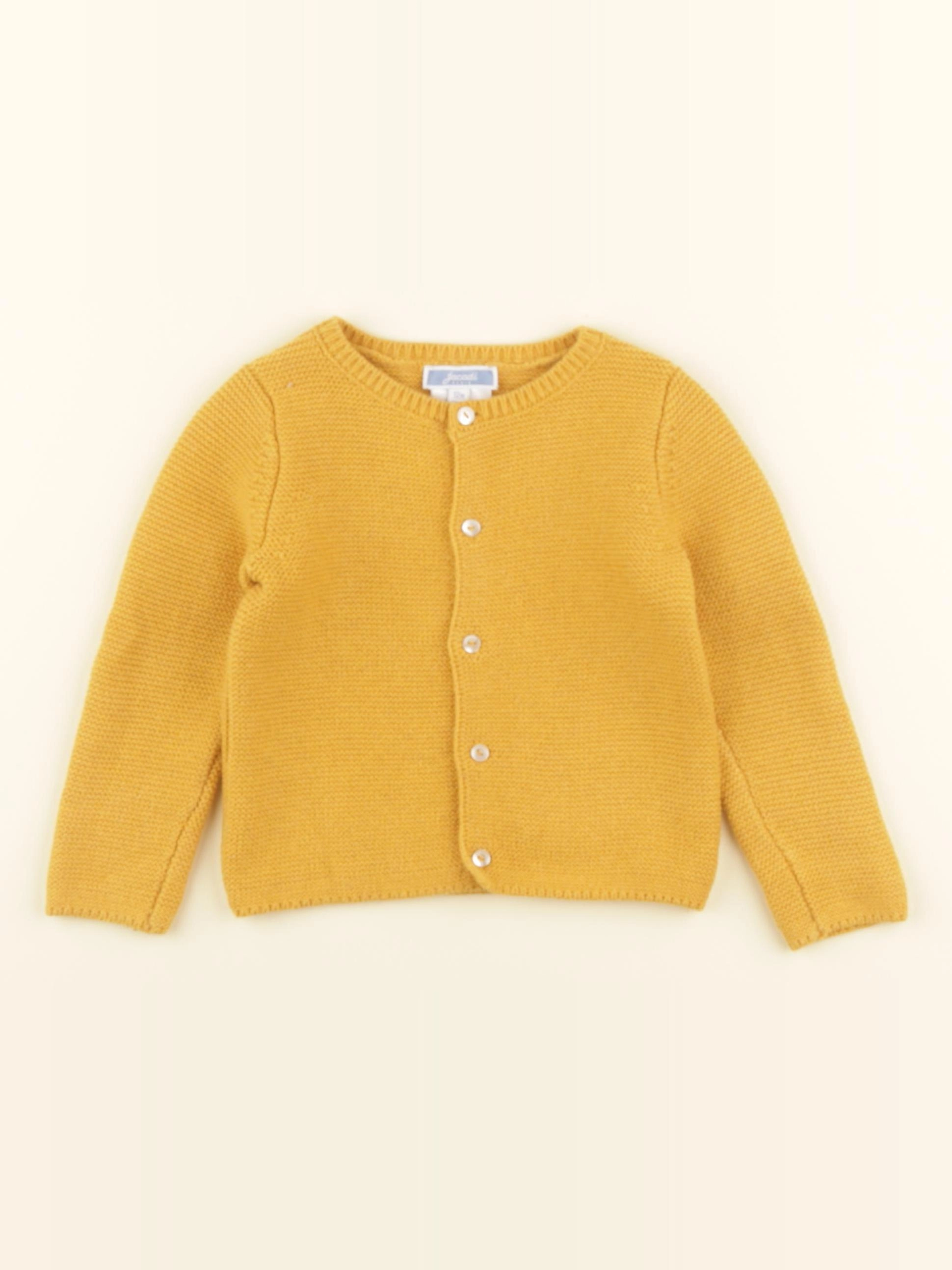 Jacadi - gilet jaune - 12 mois