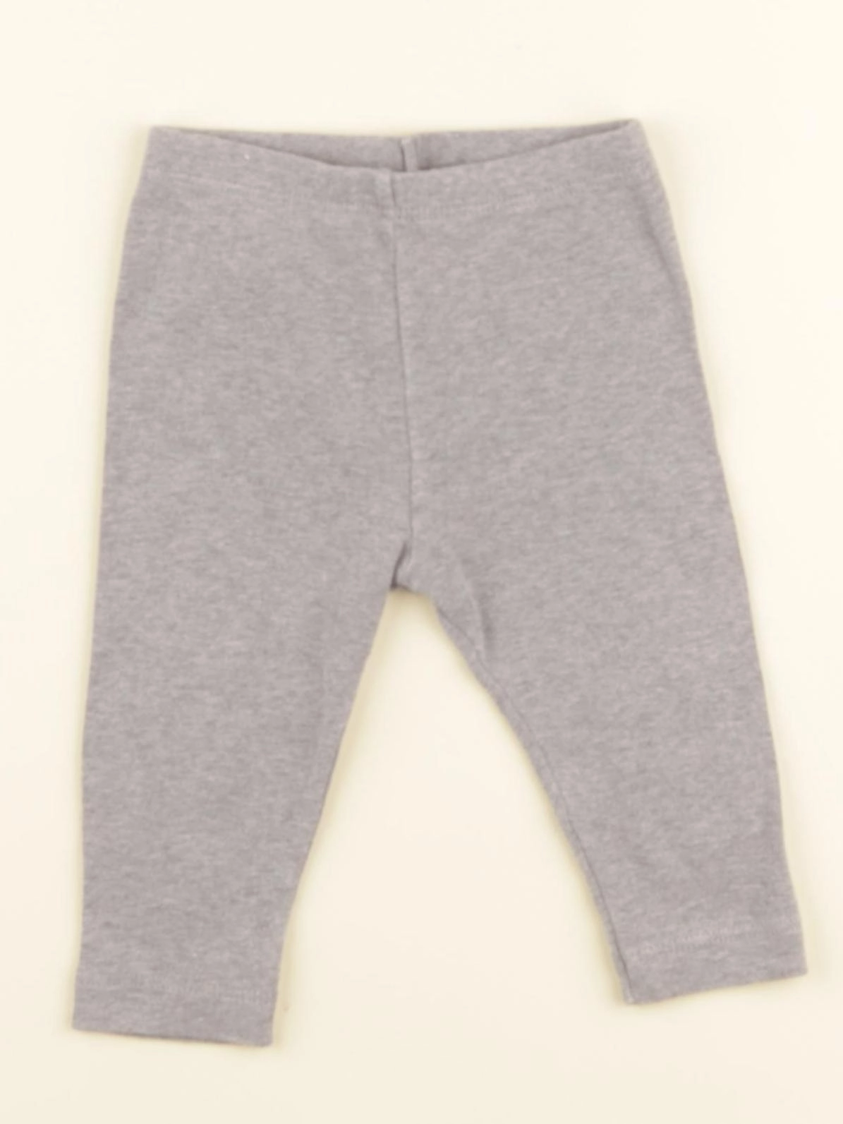 Petit Bateau - legging gris - 6 mois