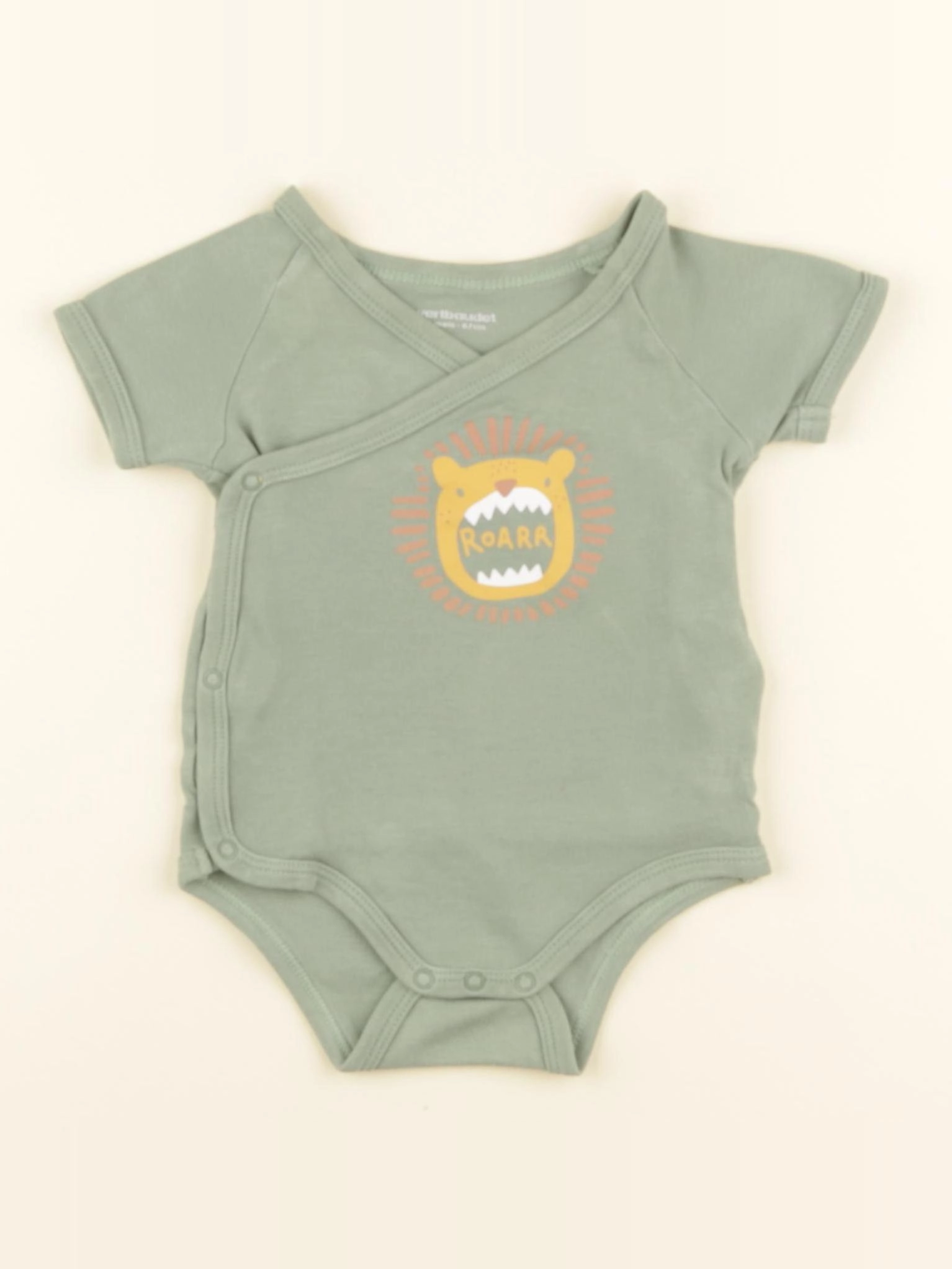 Vertbaudet - body vert - 6 mois