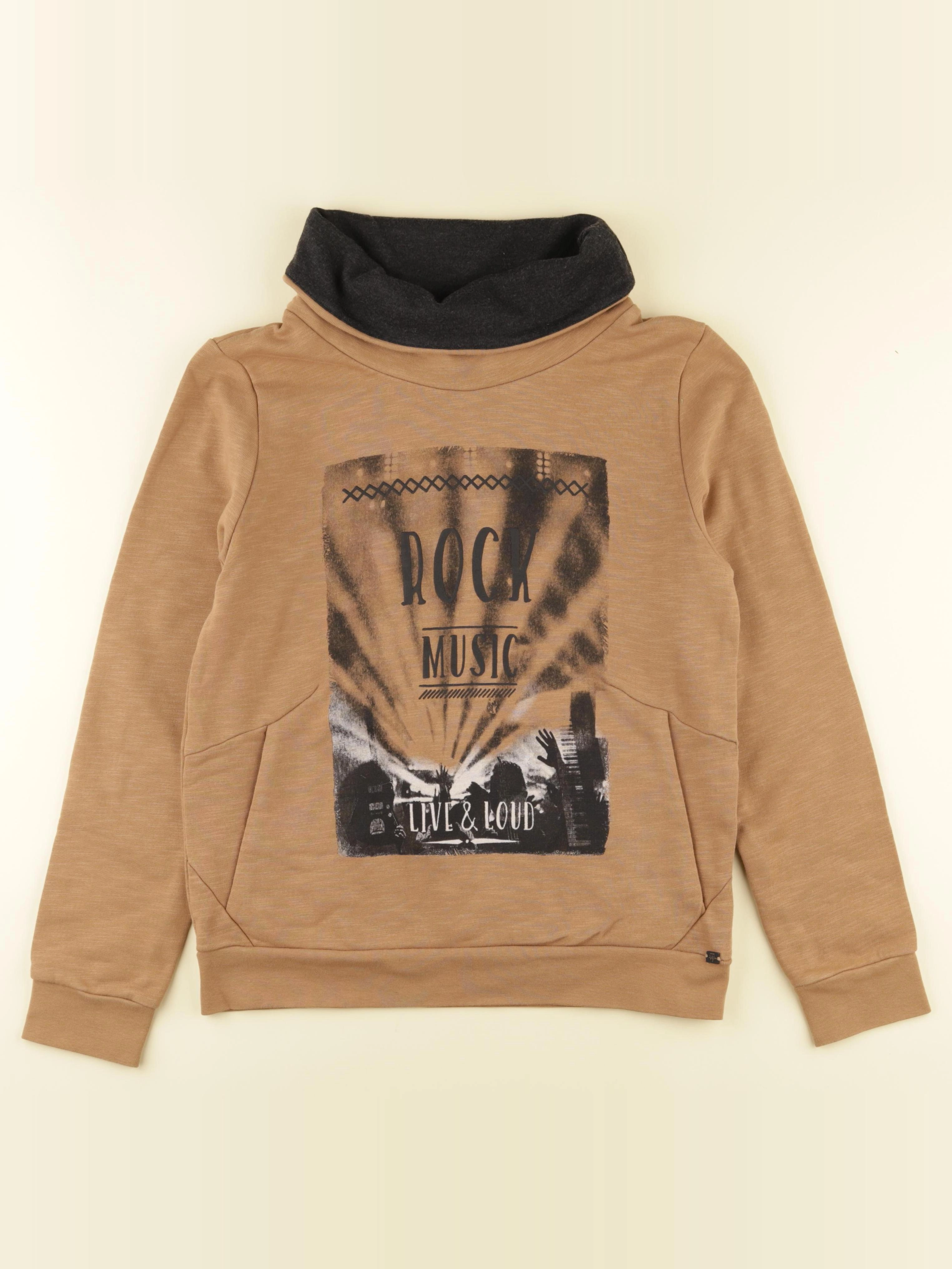 IKKS - sweat marron - 14 ans