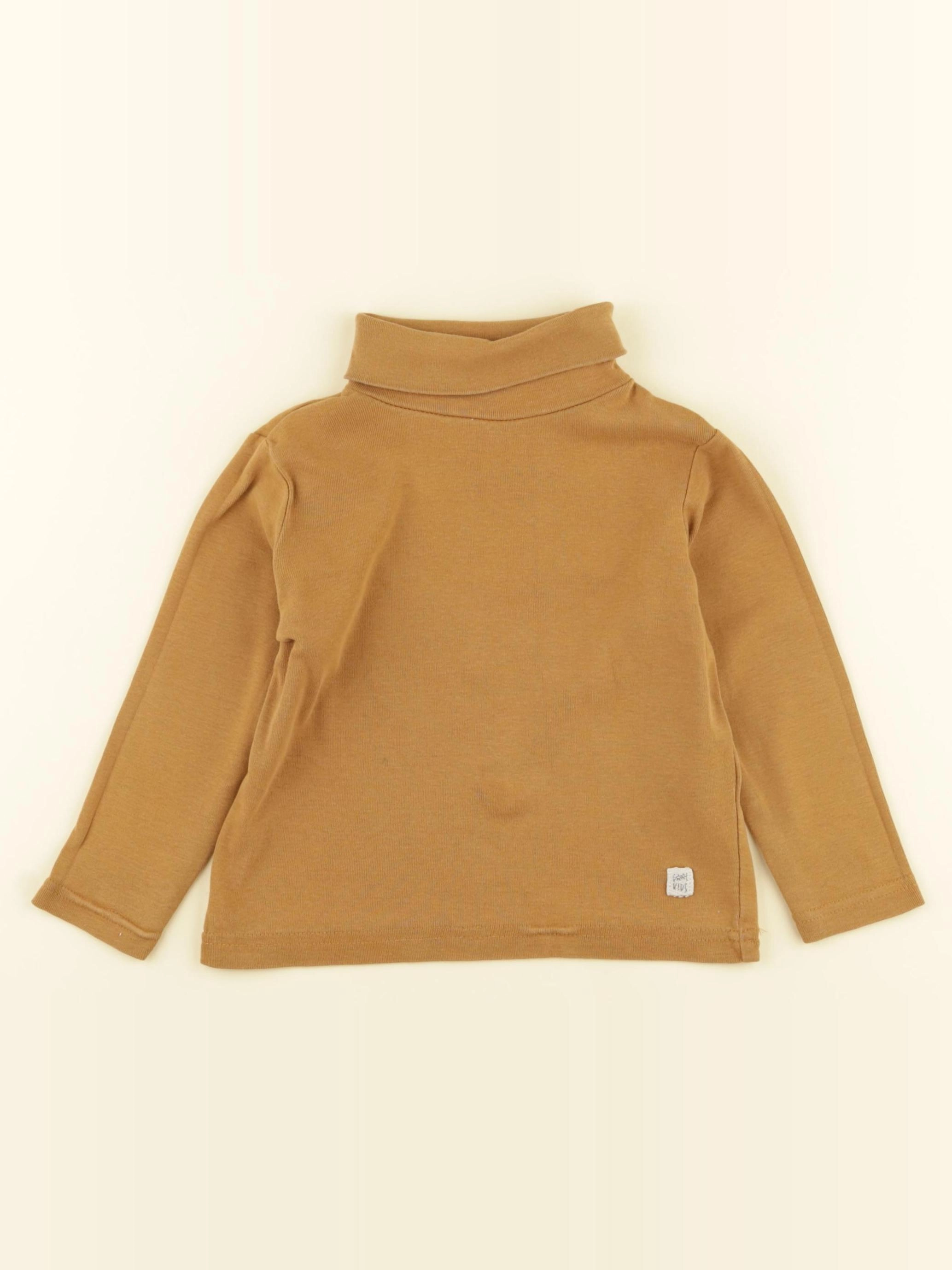 Vertbaudet - sous-pull marron - 3 ans
