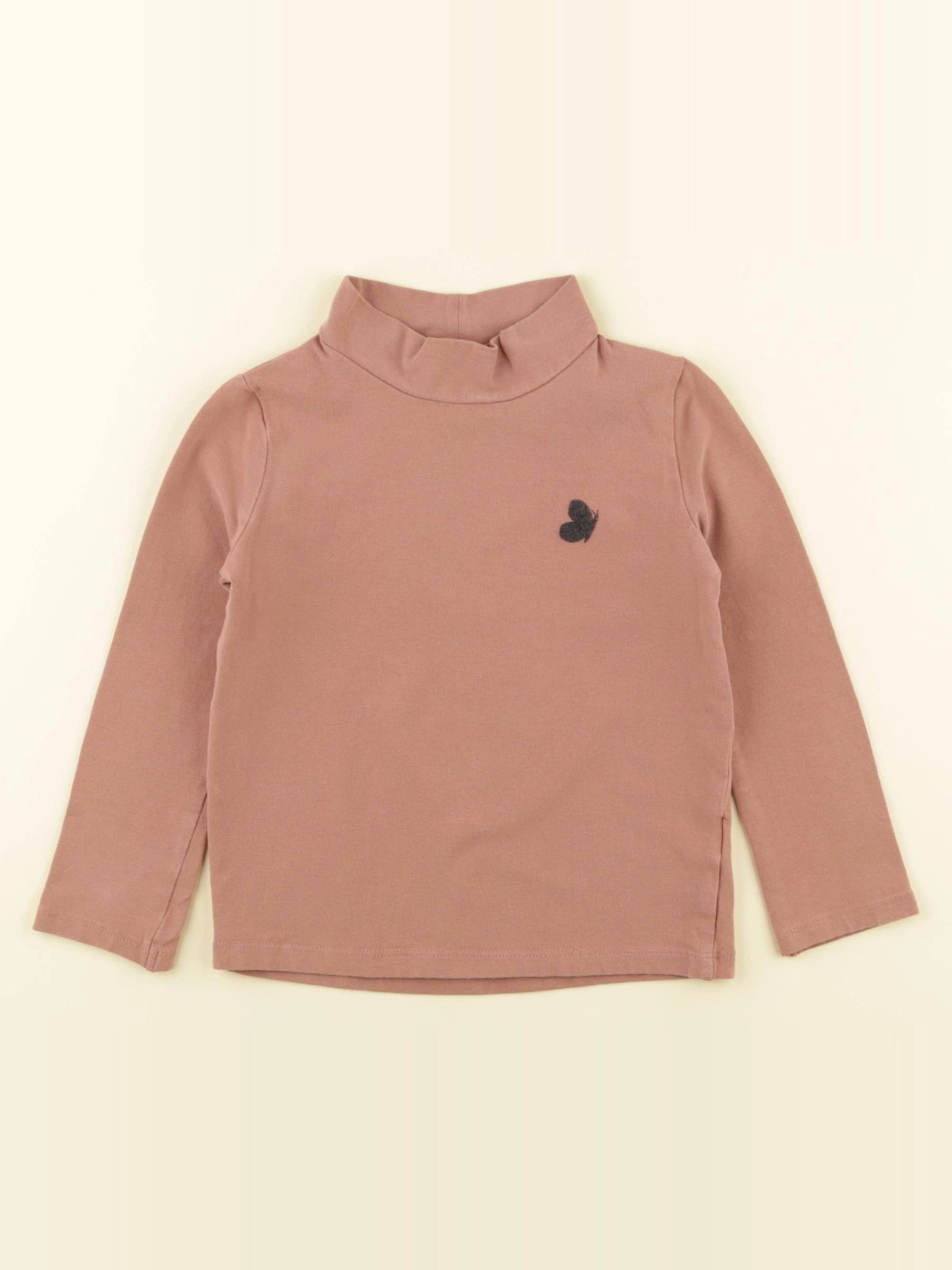 Vertbaudet - sous-pull rose - 4 ans