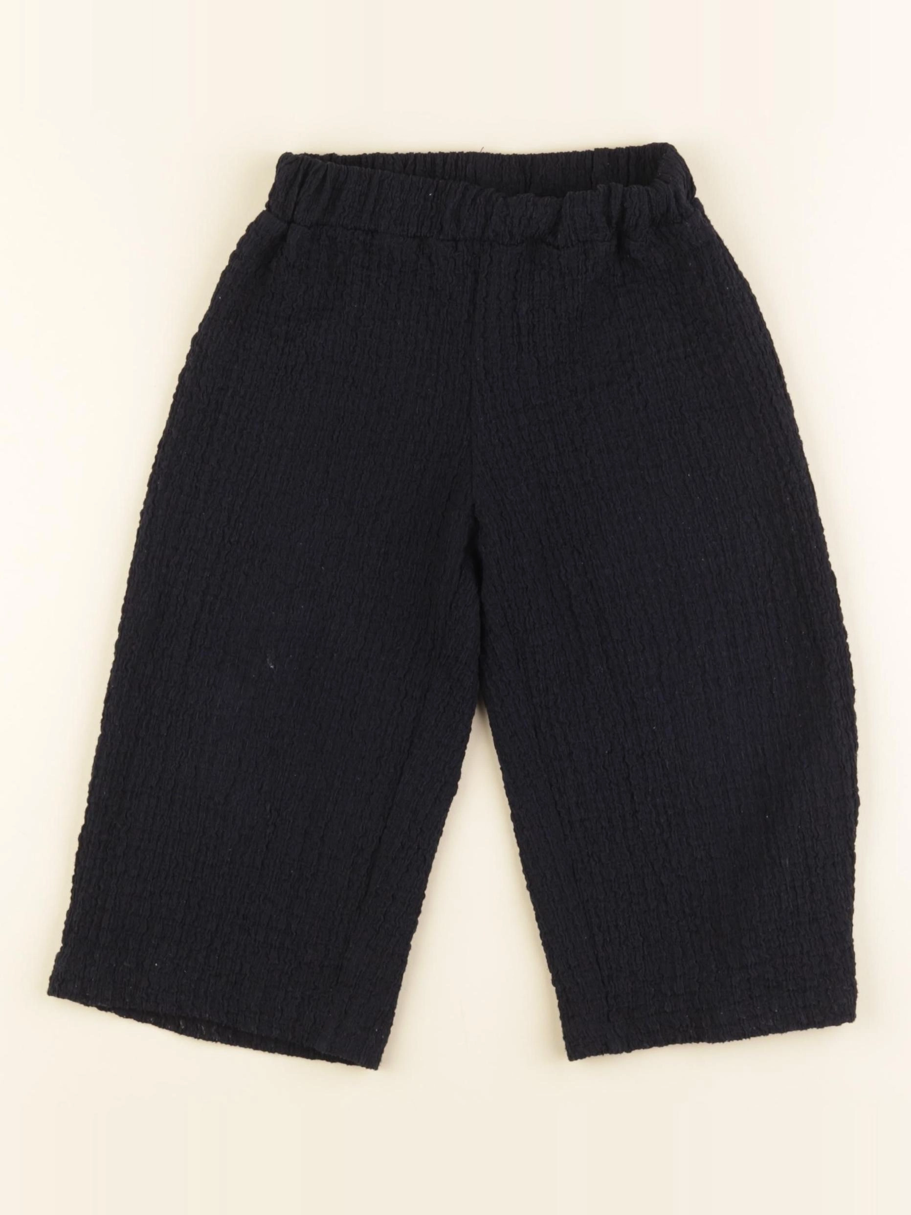 H&M - pantalon bleu - 18/24 mois