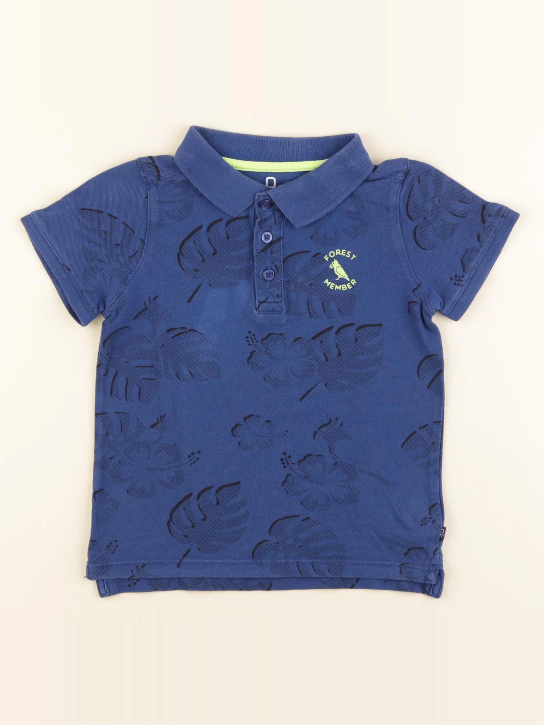 Okaidi - polo bleu - 5 ans