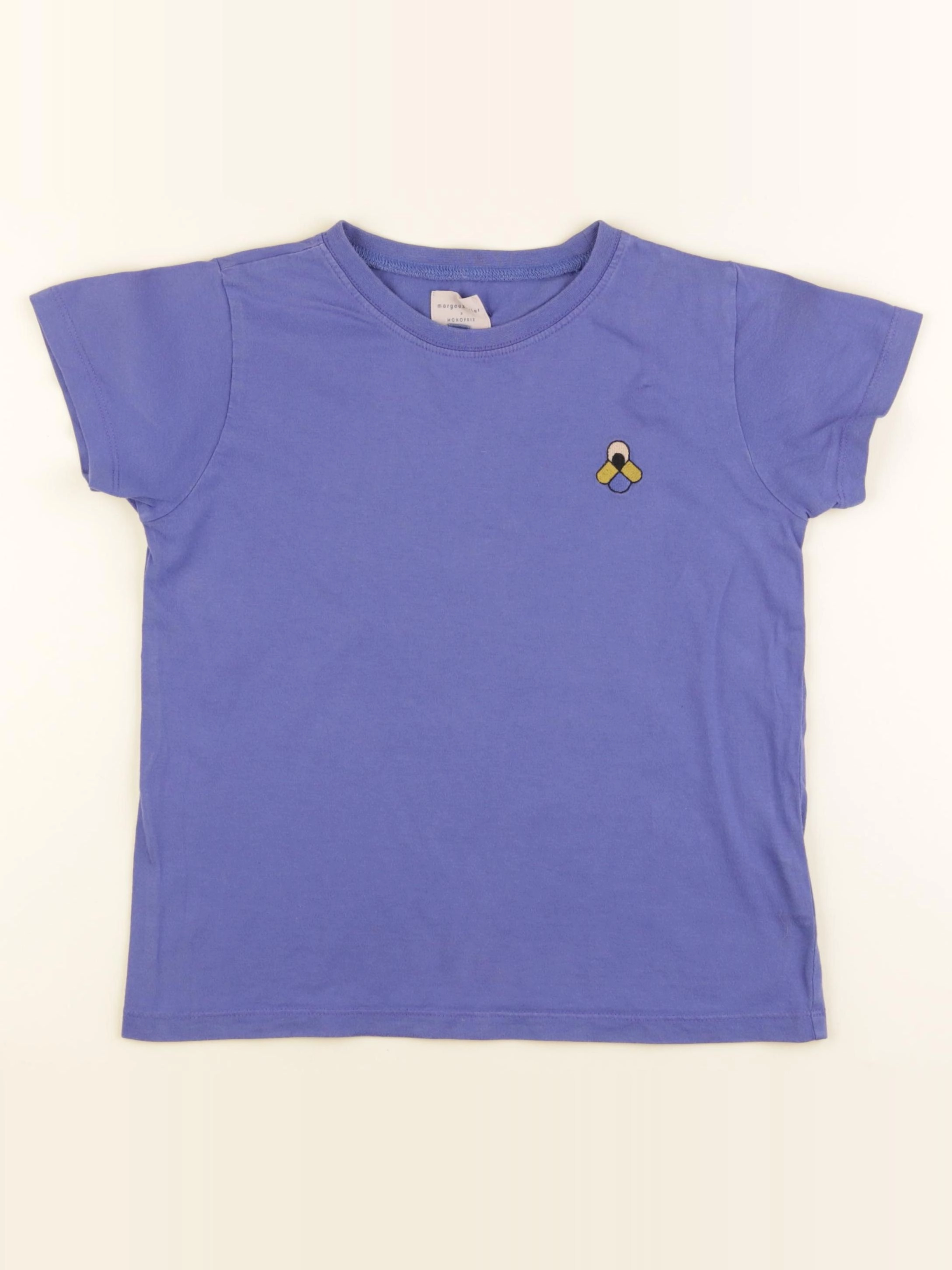 Monoprix - tee-shirt bleu - 8/10 ans