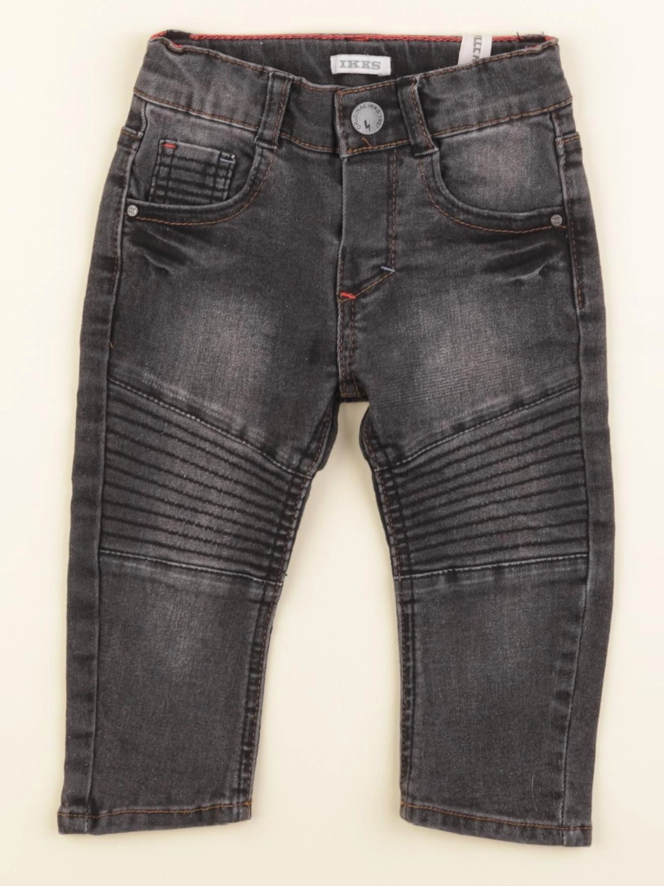 IKKS - jean gris - 12 mois