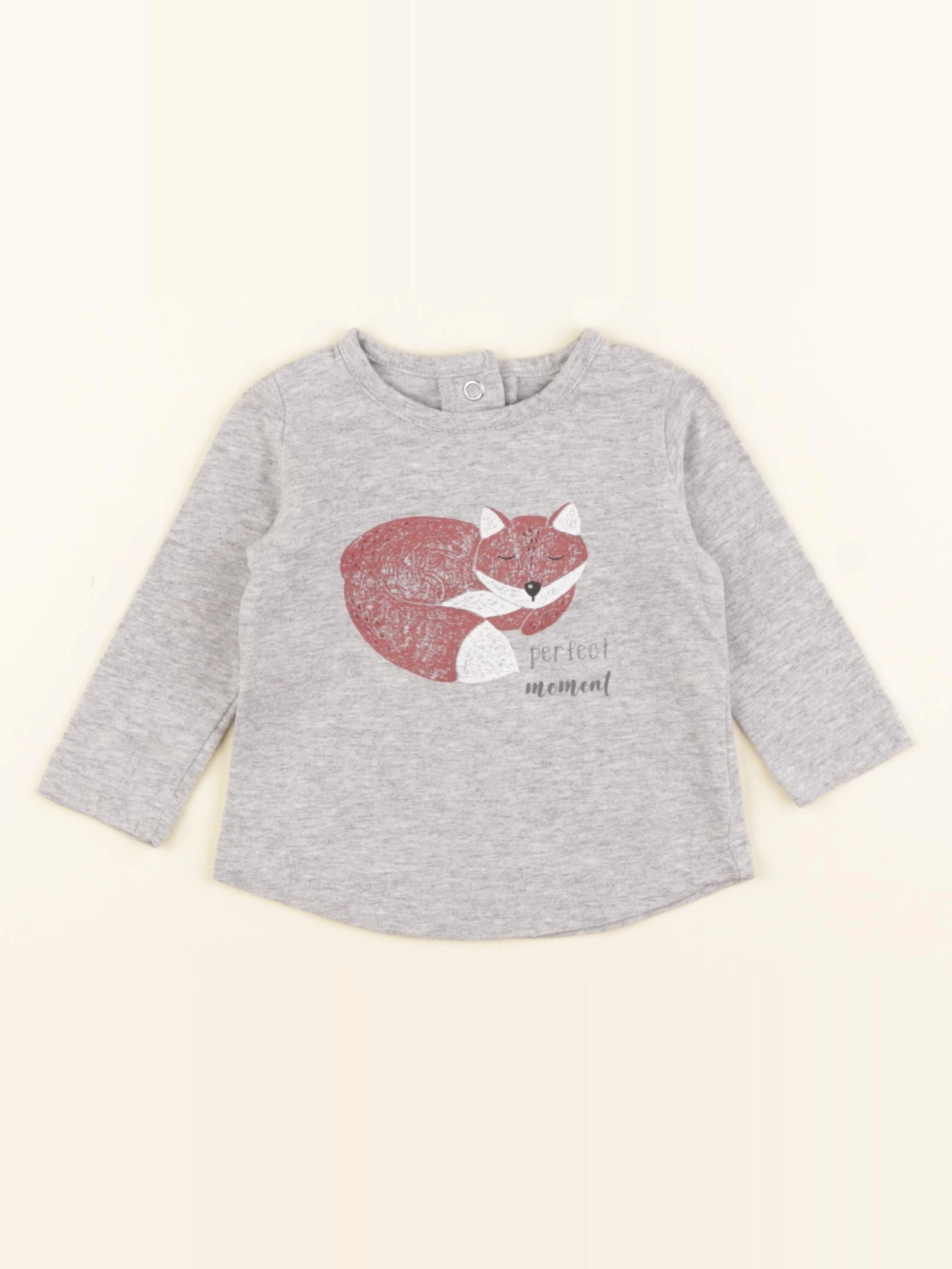 La Redoute - tee-shirt gris - 3 mois