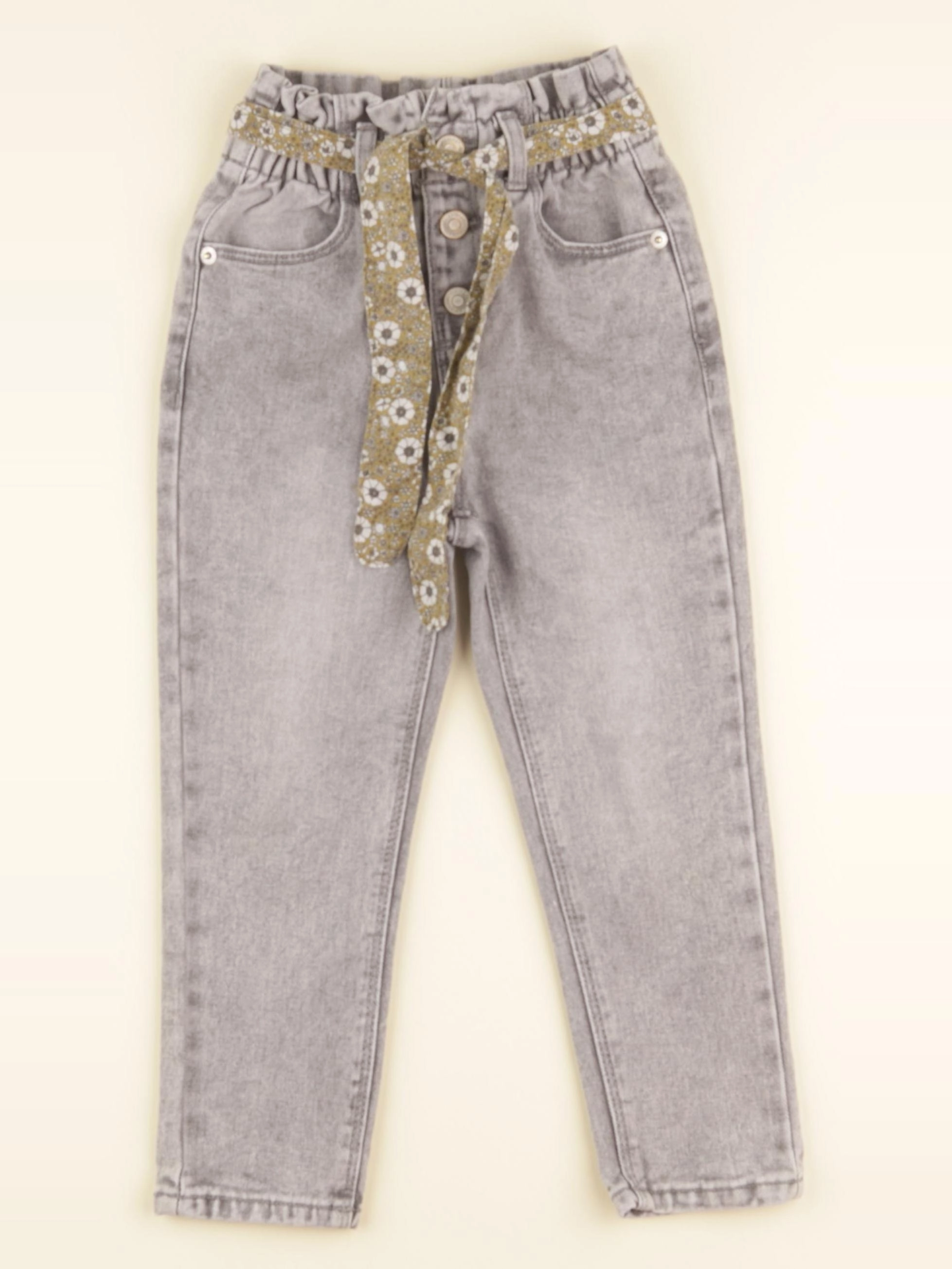 Vertbaudet - jean gris - 4 ans