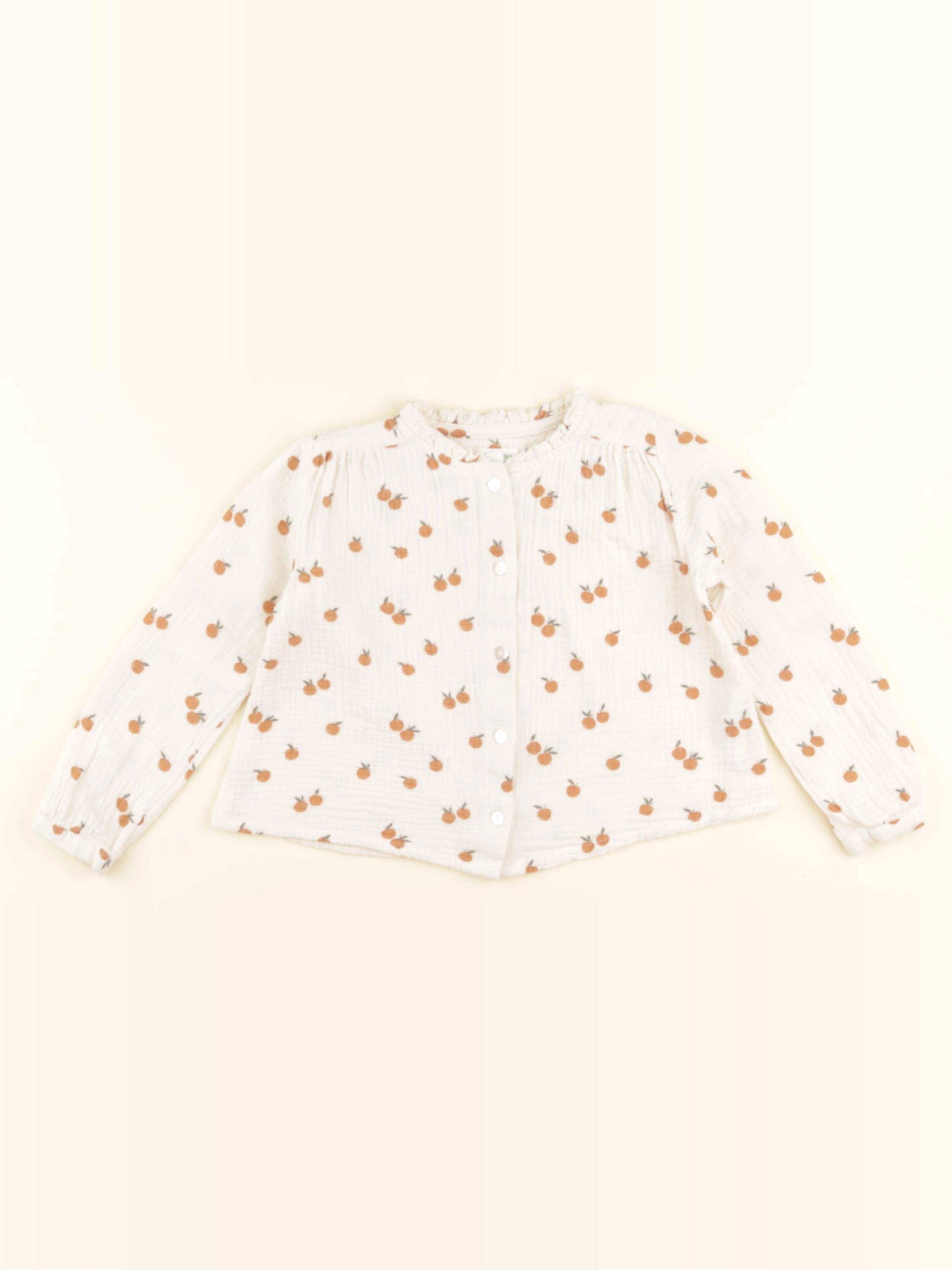Vertbaudet - blouse beige, marron - 4 ans