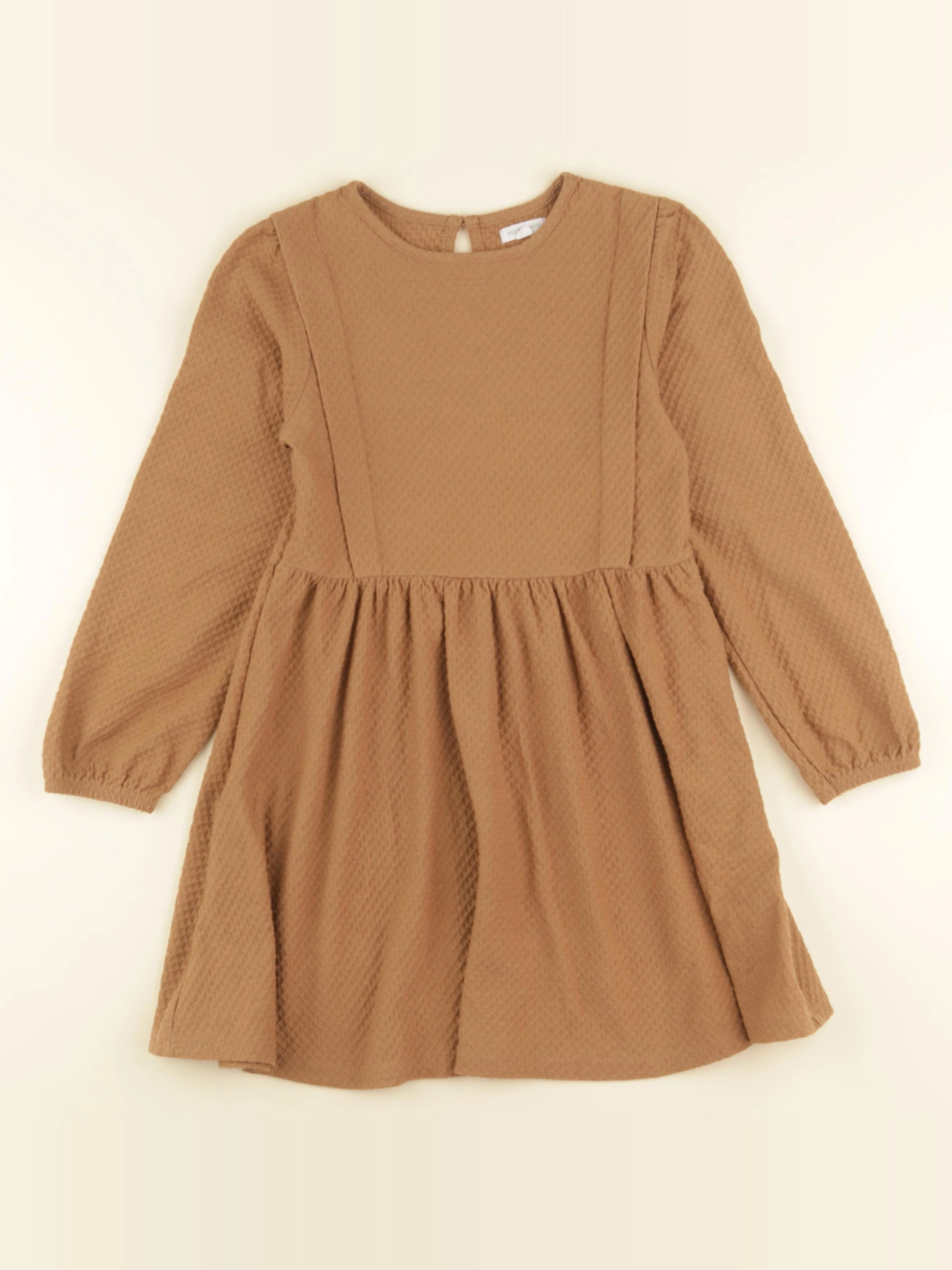 Vertbaudet - robe marron - 8 ans